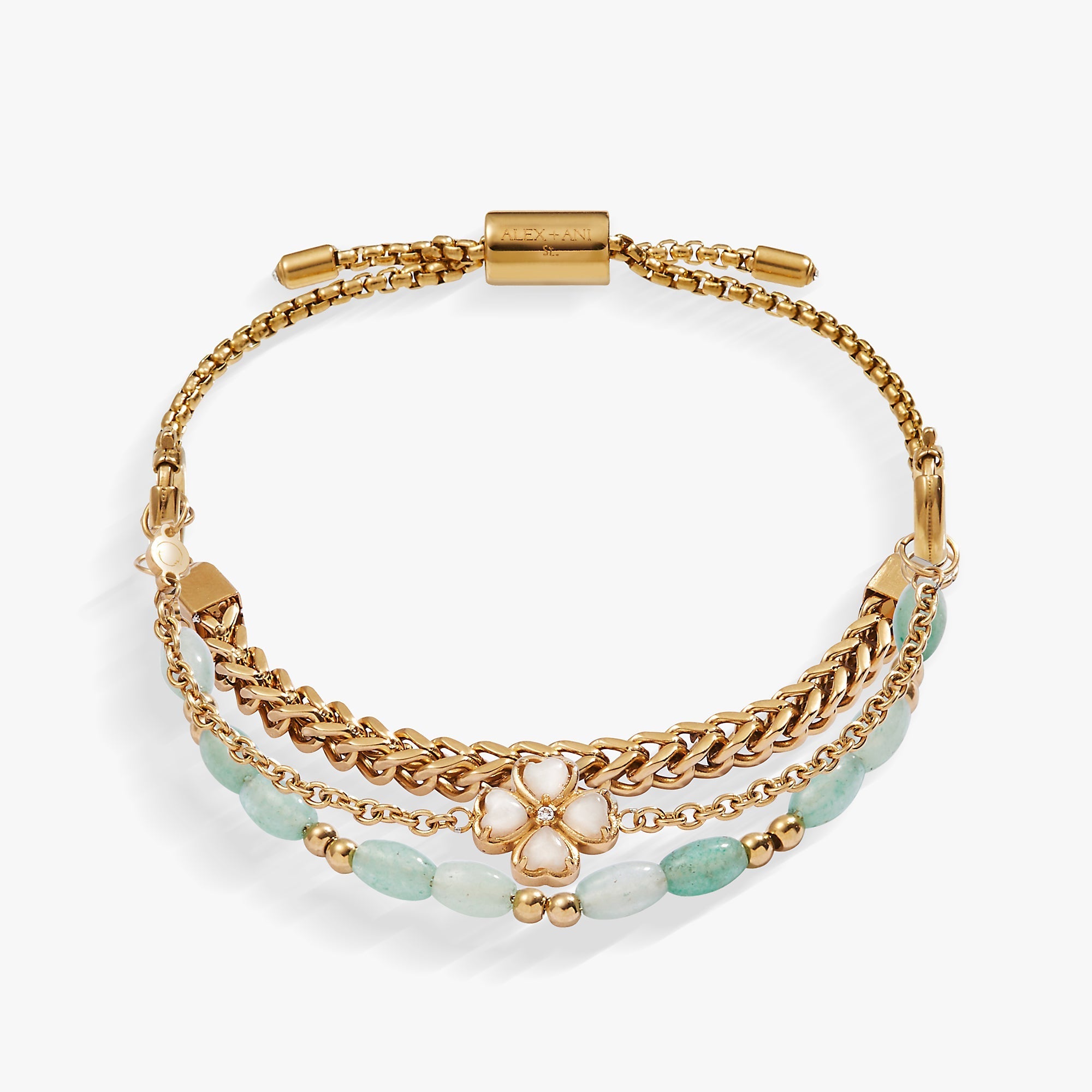 Four - Leaf Clover Stranded™ Bracelet Set by ALEX AND ANI at Shirley Shoppe