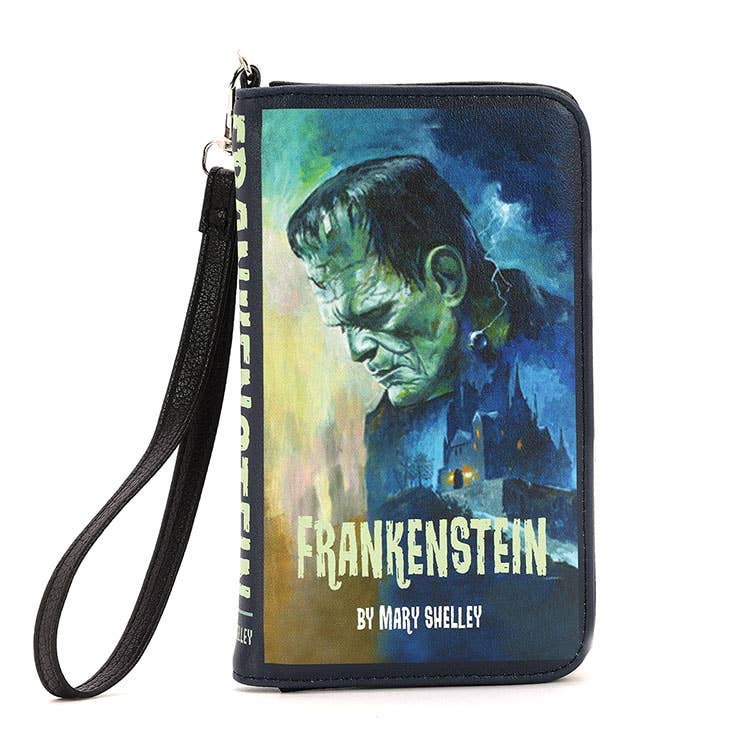 FRANKENSTEIN BOOK WALLET IN VINYL by Quirks! at Shirley Shoppe