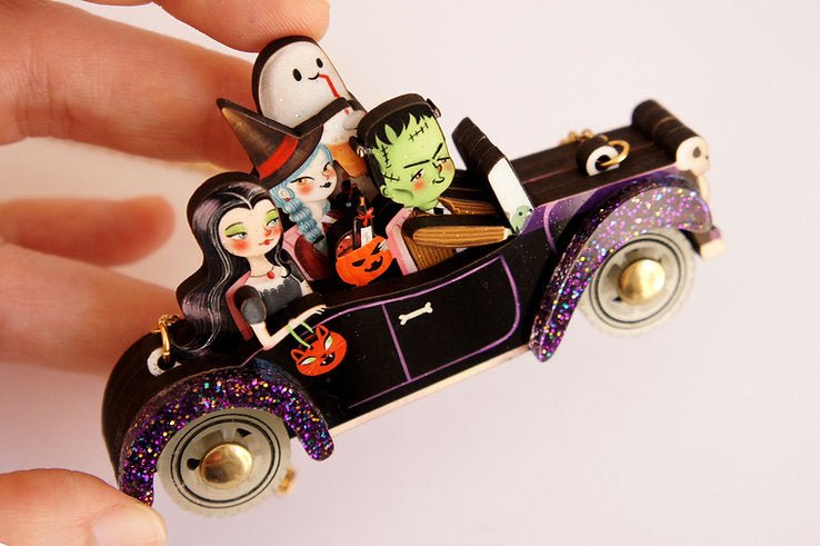 Frankenstein’s Car Brooch by Laliblue by Quirks! at Shirley Shoppe