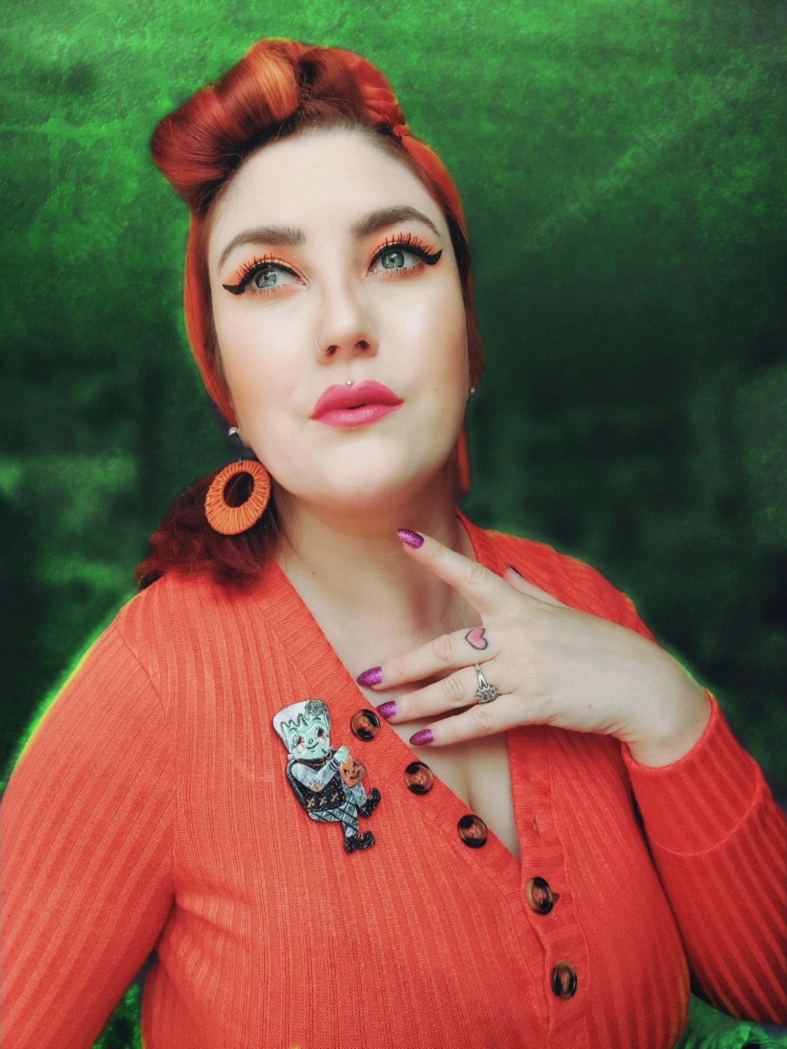 Frankenstomp Brooch by Johanna Parker x Lipstick & Chrome by Quirks! at Shirley Shoppe