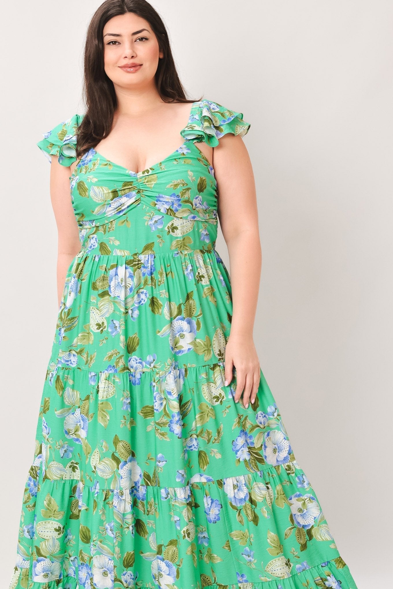 FRESH BLOSSOM WOVEN MAXI DRESS by Flying Tomato at Shirley Shoppe