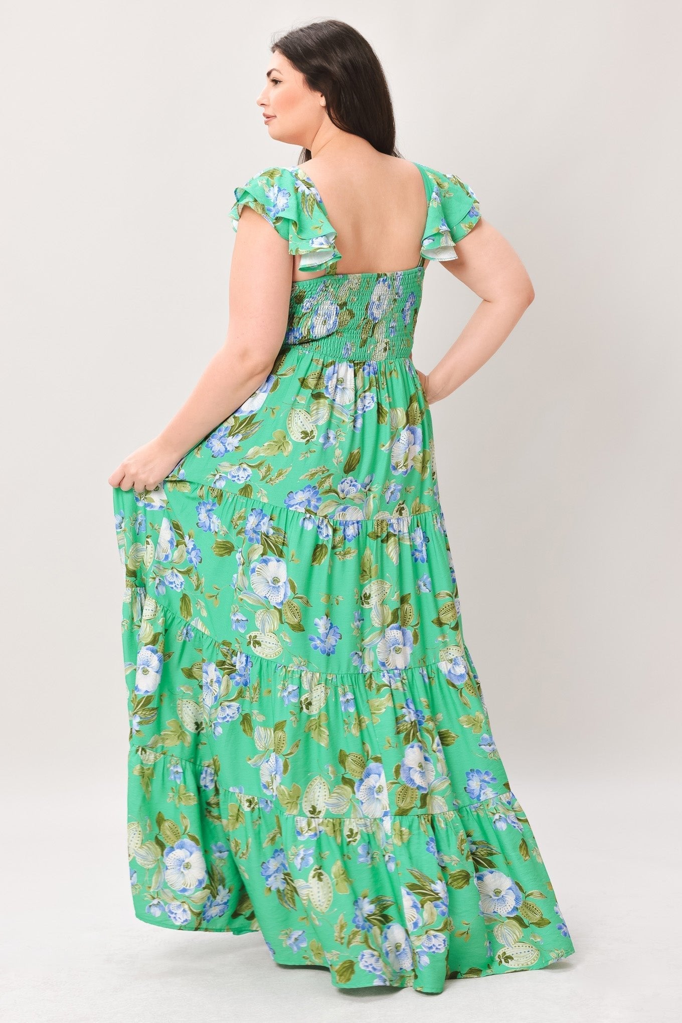 FRESH BLOSSOM WOVEN MAXI DRESS by Flying Tomato at Shirley Shoppe