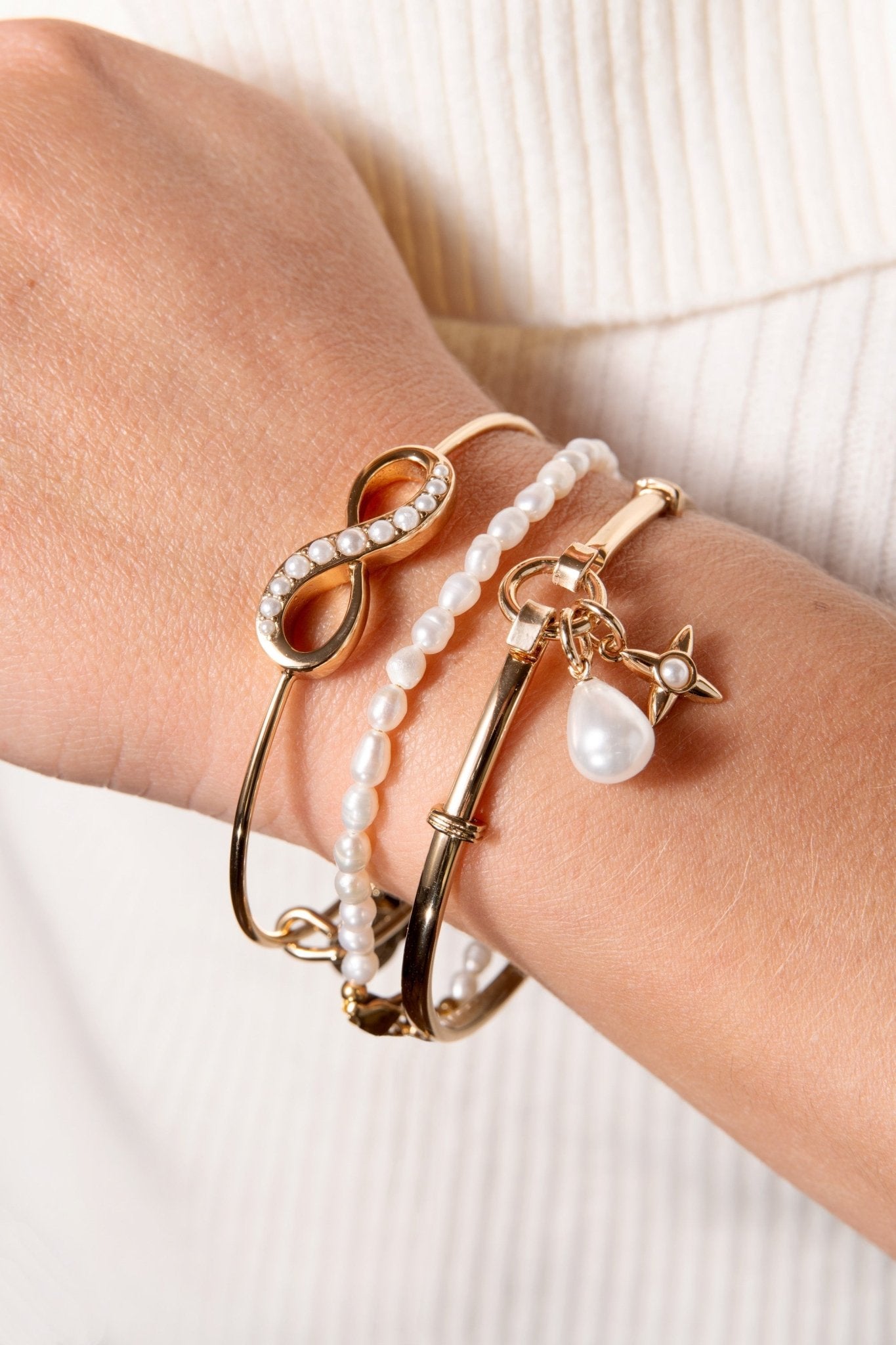 Freshwater Pearl Bracelet by ALEX AND ANI at Shirley Shoppe