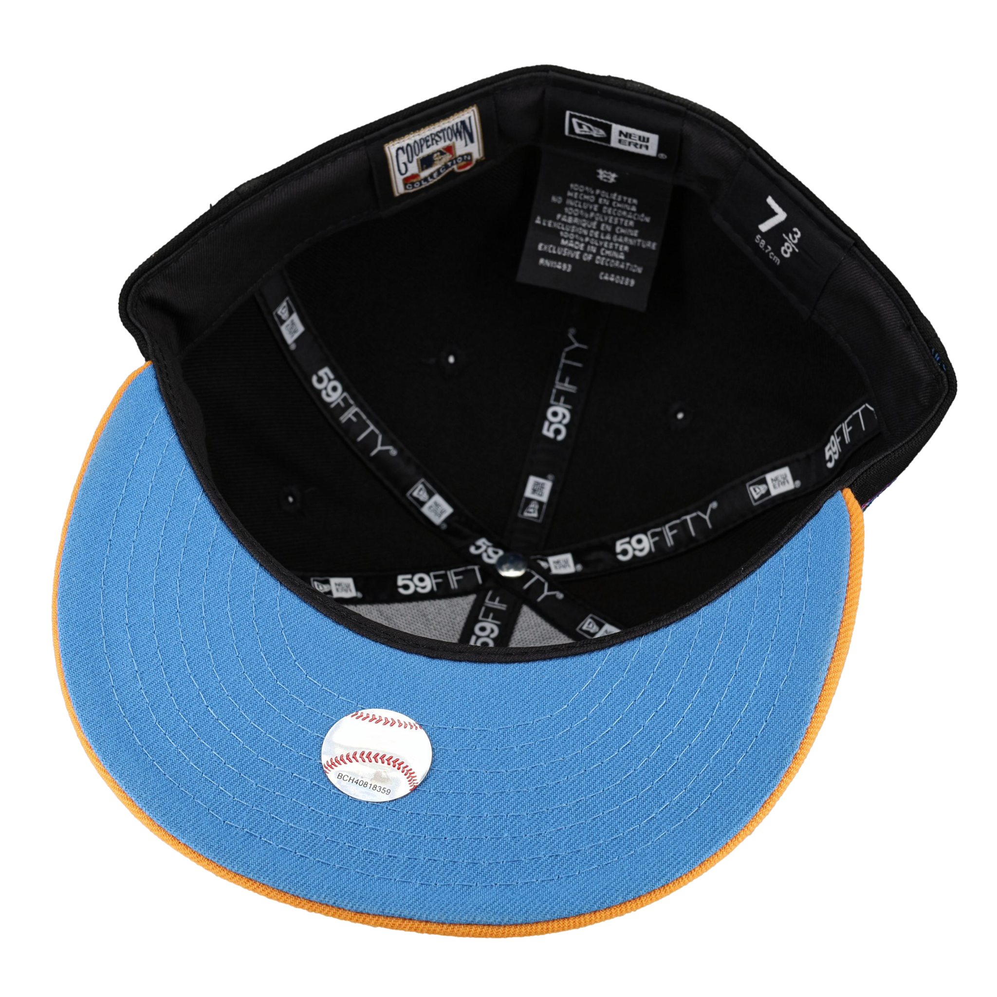 New York Yankees Frozen Orange Collection 2003 World Series Fitted Hat