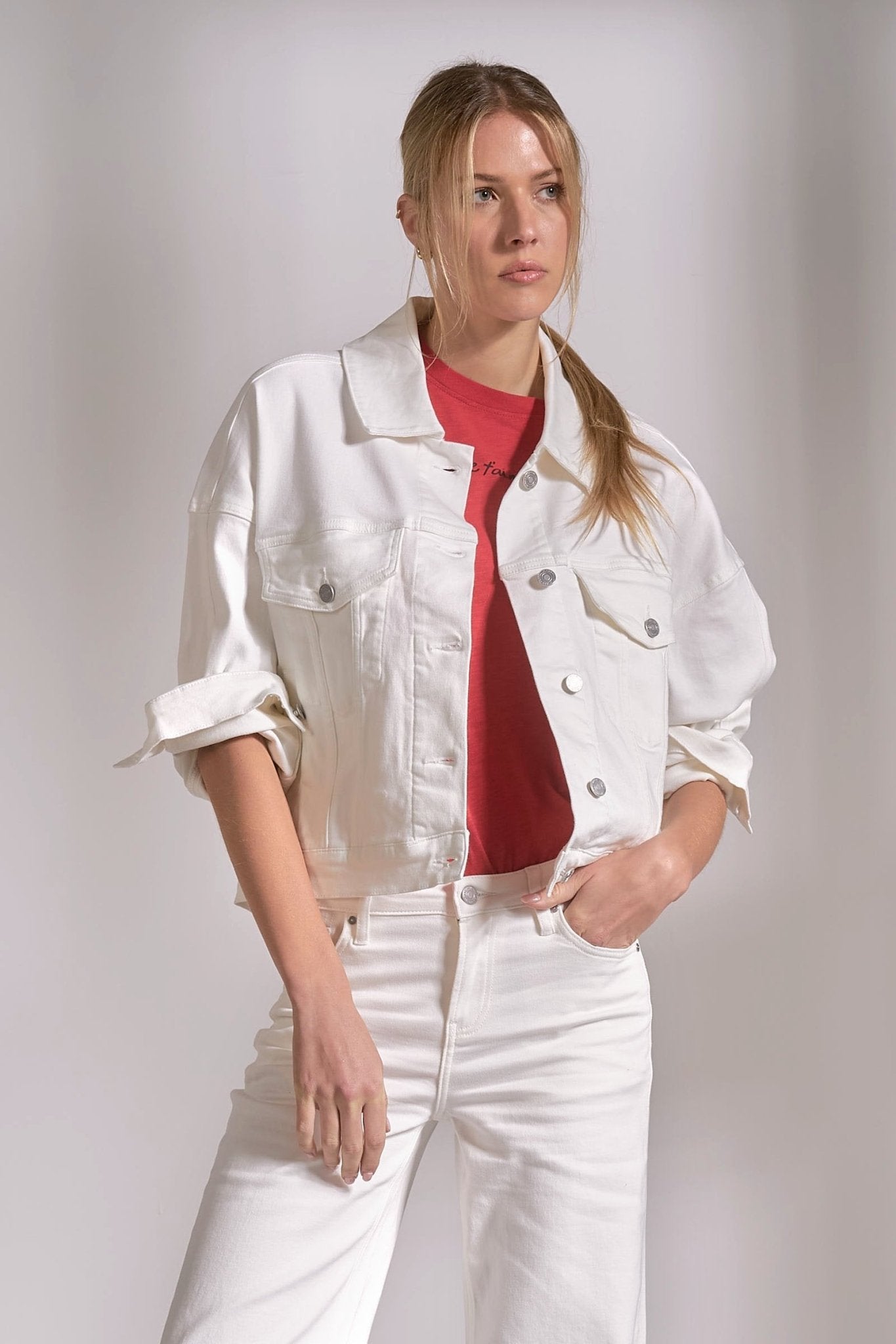 Gaia Jacket Off White by Shop Elan at Shirley Shoppe