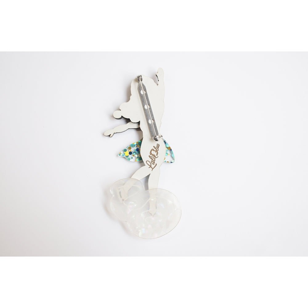 Girl Ice Skating Brooch by Laliblue by Quirks! at Shirley Shoppe
