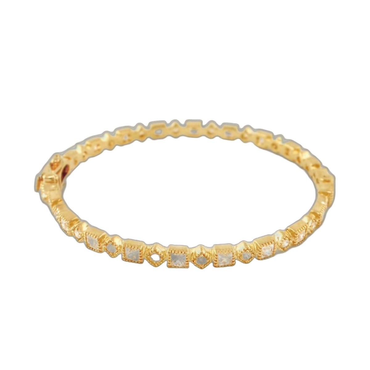 Glamour Pave Stackable Bangle — Framed Station
