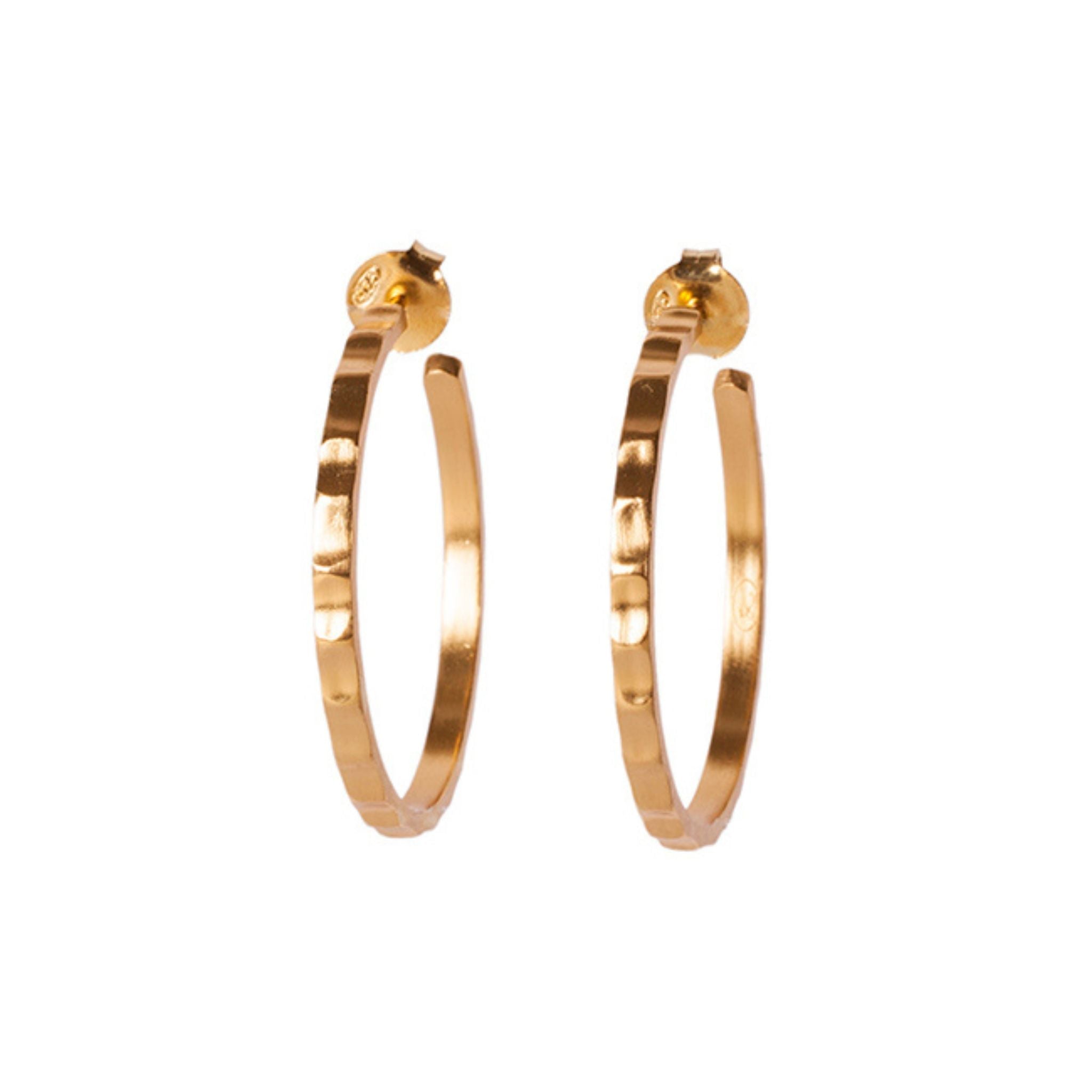 Gold Hoops by Christina Greene at Shirley Shoppe