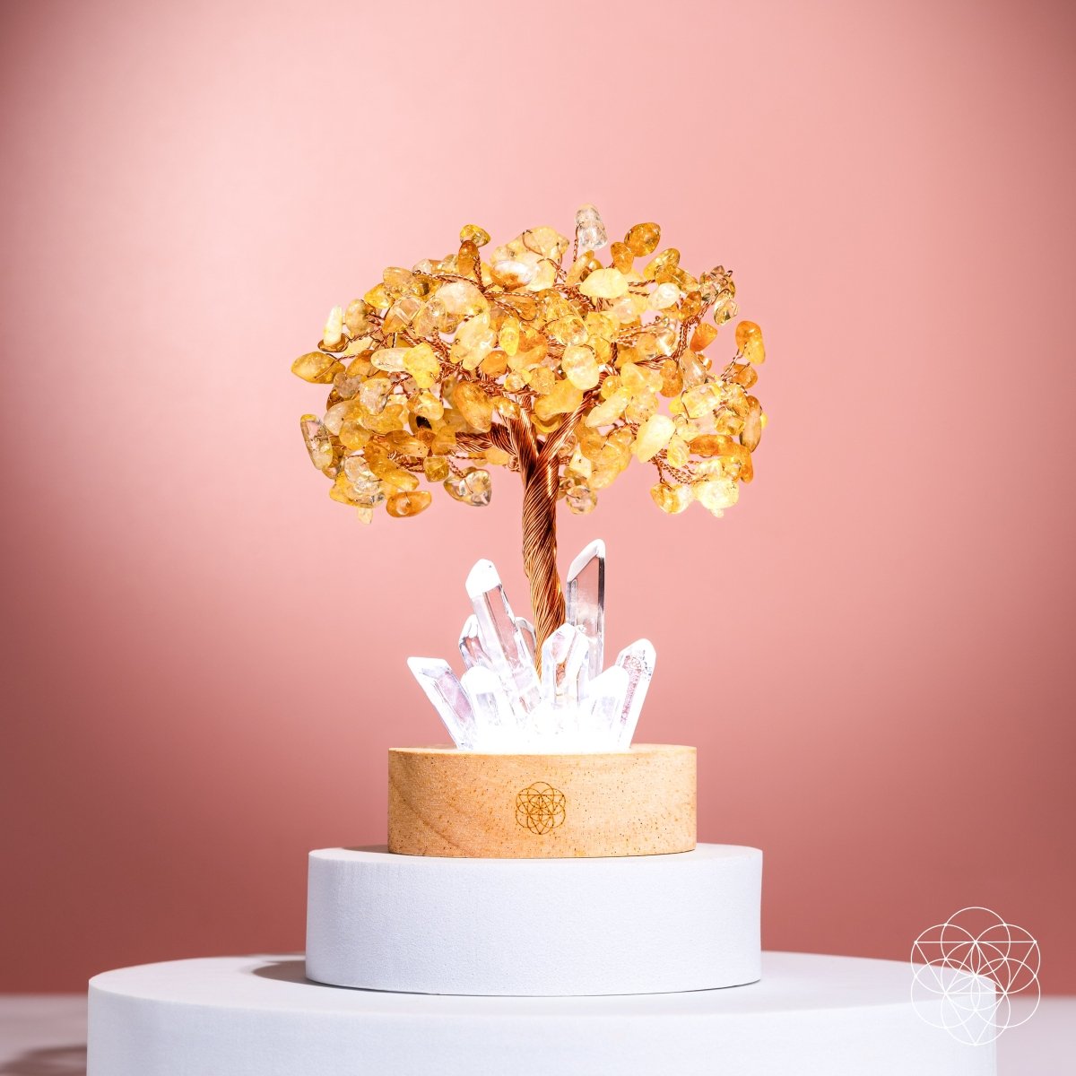 Golden Lamp of Wealth - Citrine Tree by Conscious Items at Shirley Shoppe