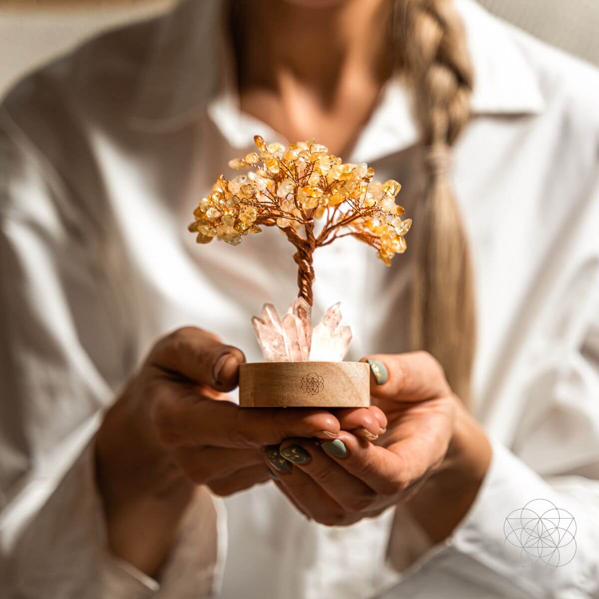 Golden Lamp of Wealth - Citrine Tree by Conscious Items at Shirley Shoppe