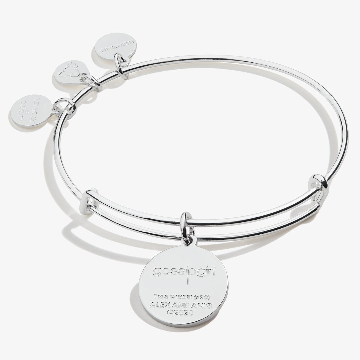 Gossip Girl Logo Charm Bangle by ALEX AND ANI at Shirley Shoppe
