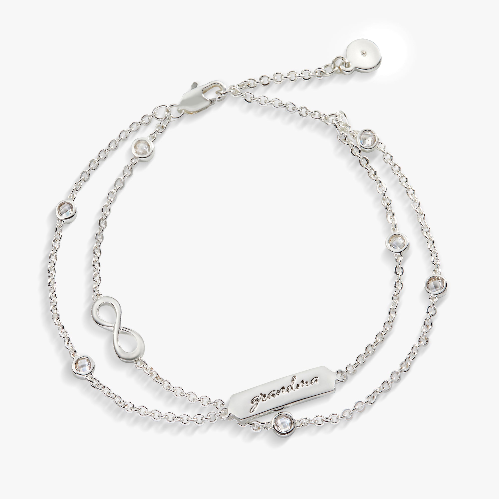 Grandma Infinity Chain Double Strand Bracelet by ALEX AND ANI at Shirley Shoppe