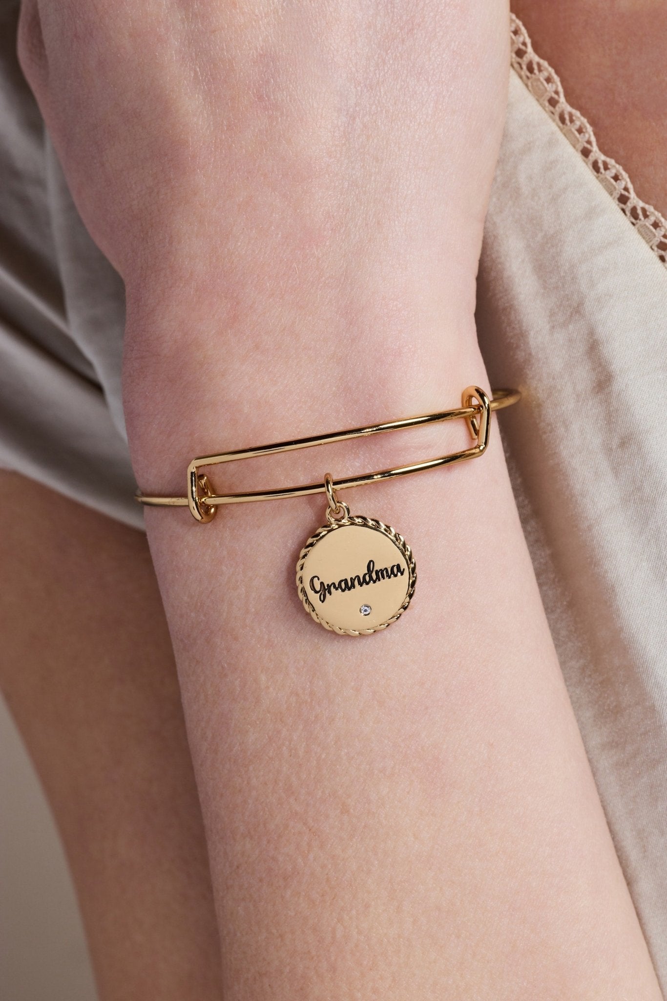Grandma 'Wise And Warm, Her Love Feels Like Home' Charm Bangle by ALEX AND ANI at Shirley Shoppe