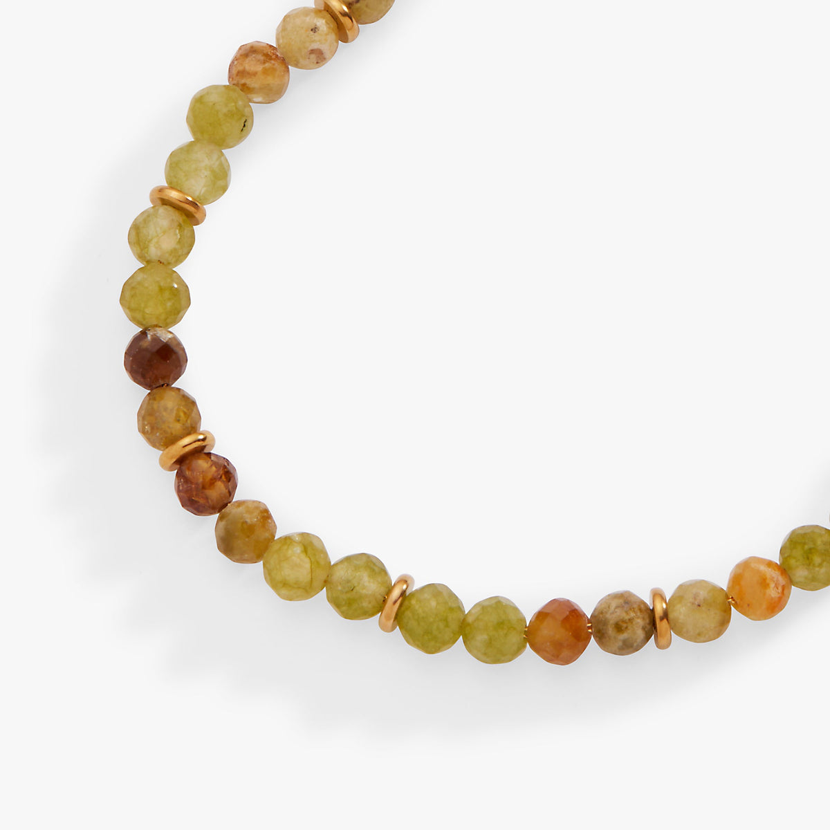 Green Ombre Semi-Precious Beaded Anklet by ALEX AND ANI at Shirley Shoppe