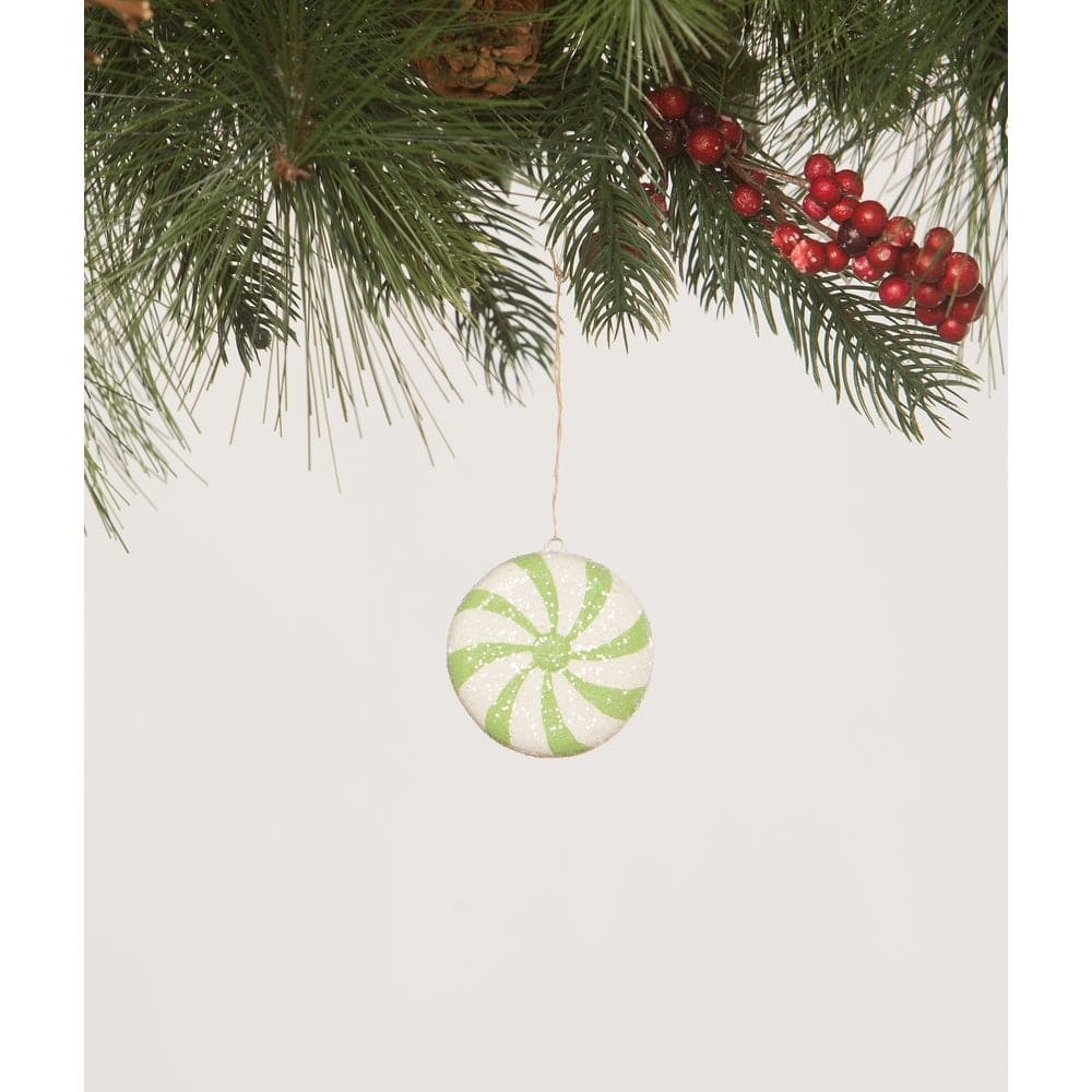 Green Peppermint Ornament by Bethany Lowe Designs by Quirks! at Shirley Shoppe