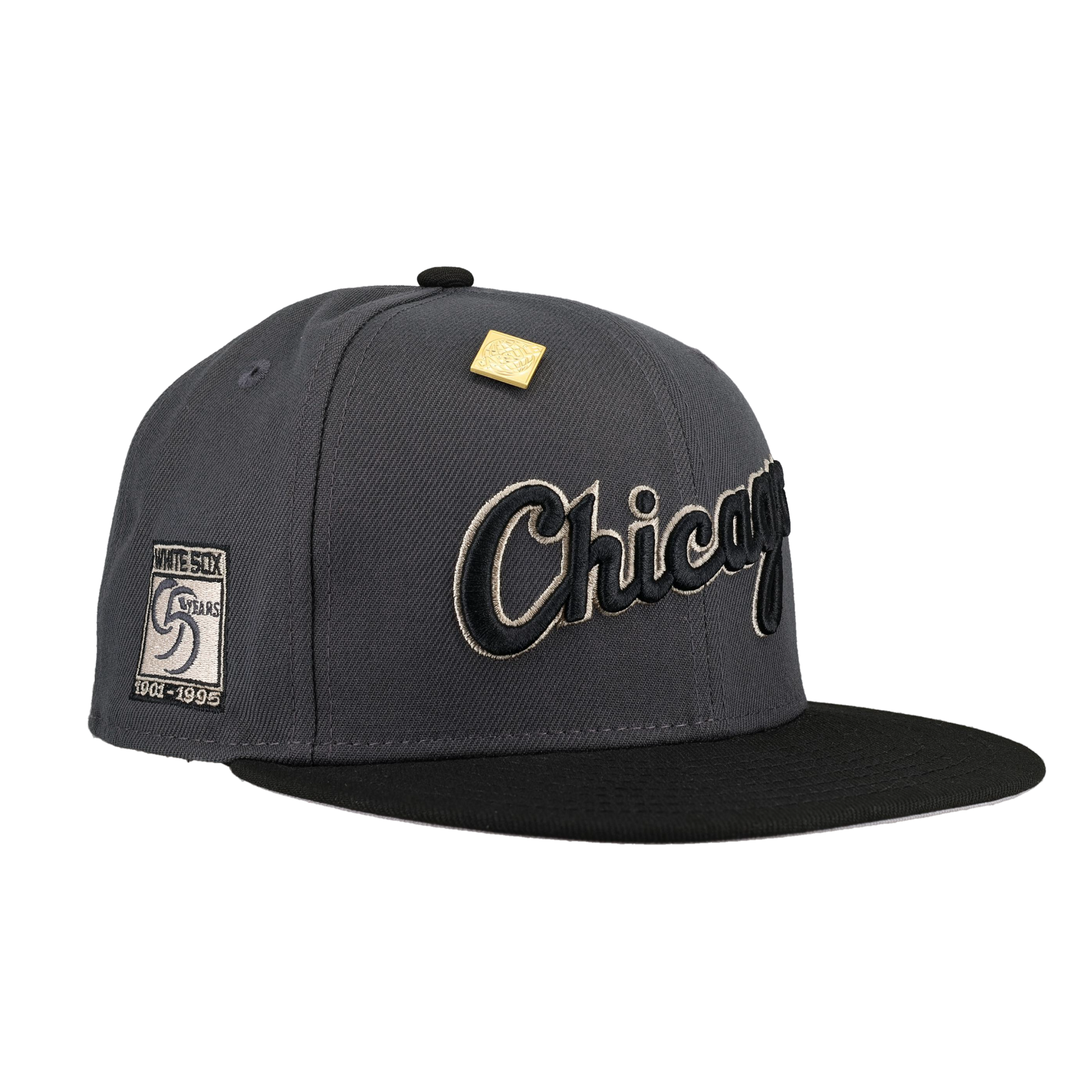 Chicago White Sox Shadow Collection 95 Years Patch 59Fifty Fitted Hat
