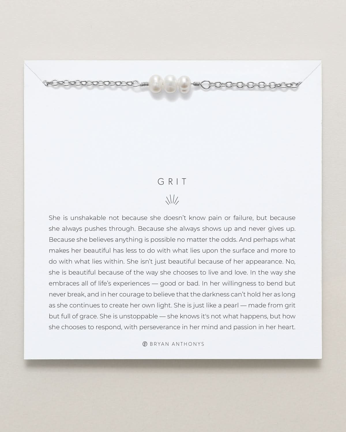 Grit Dainty Chain Bracelet by Bryan Anthonys at Shirley Shoppe