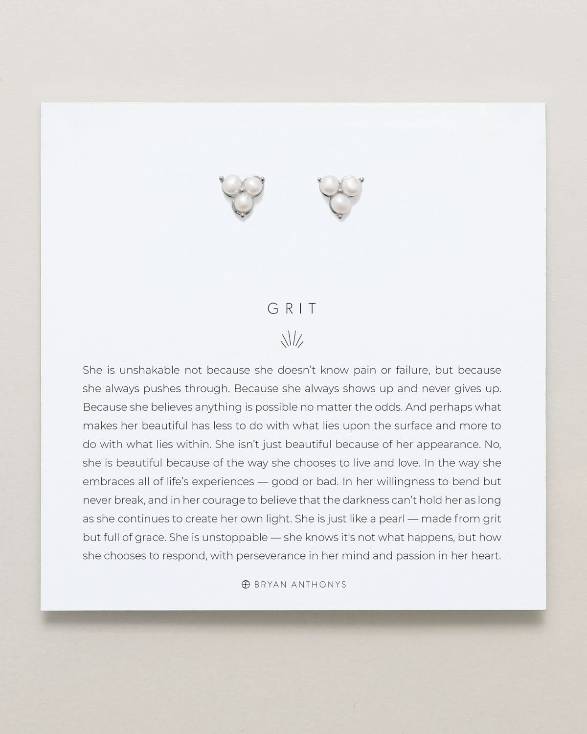 Grit Stud Earrings by Bryan Anthonys at Shirley Shoppe