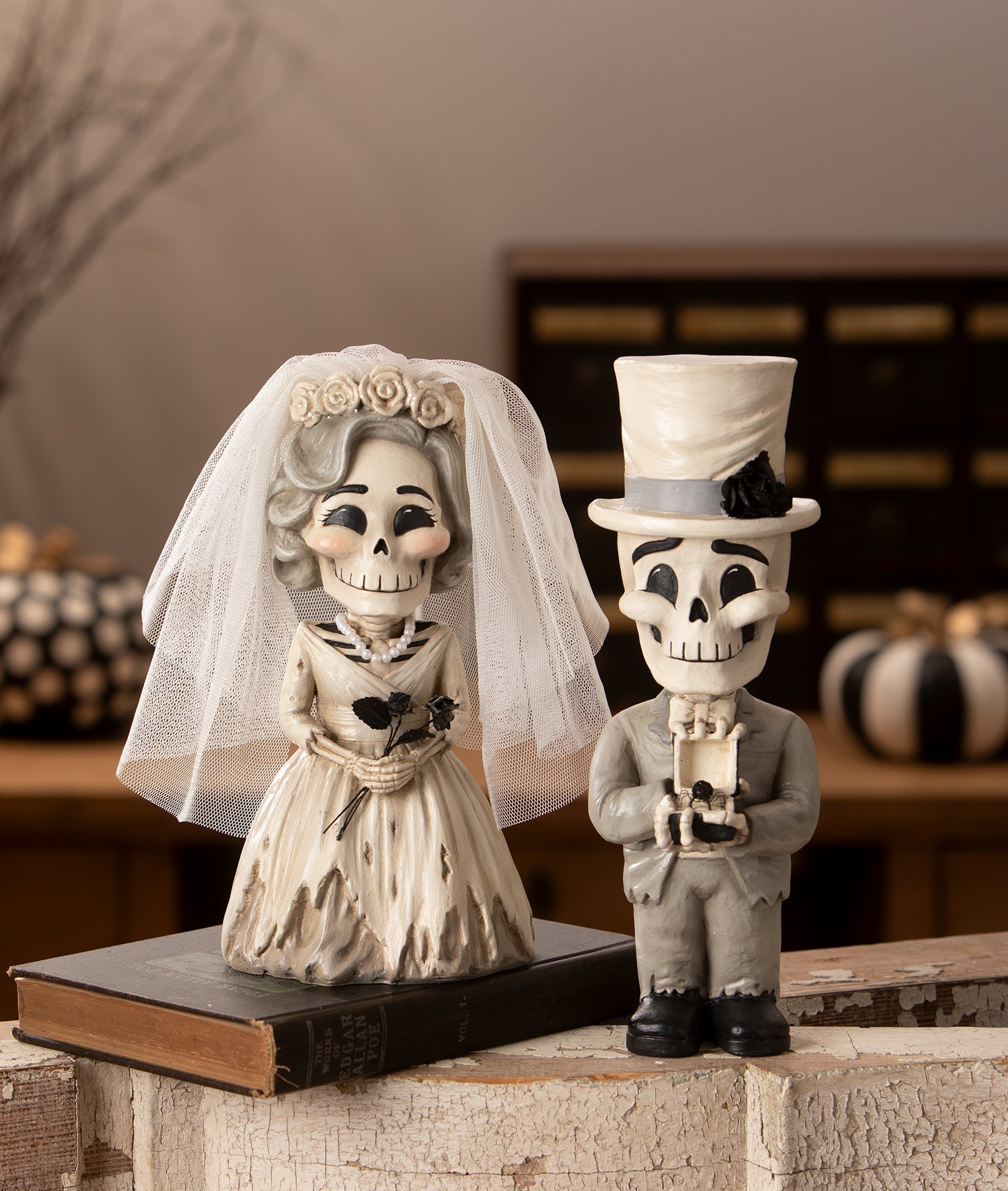 Groom Mortimer Skelly | Halloween Decor | Bethany Lowe by Quirks! at Shirley Shoppe