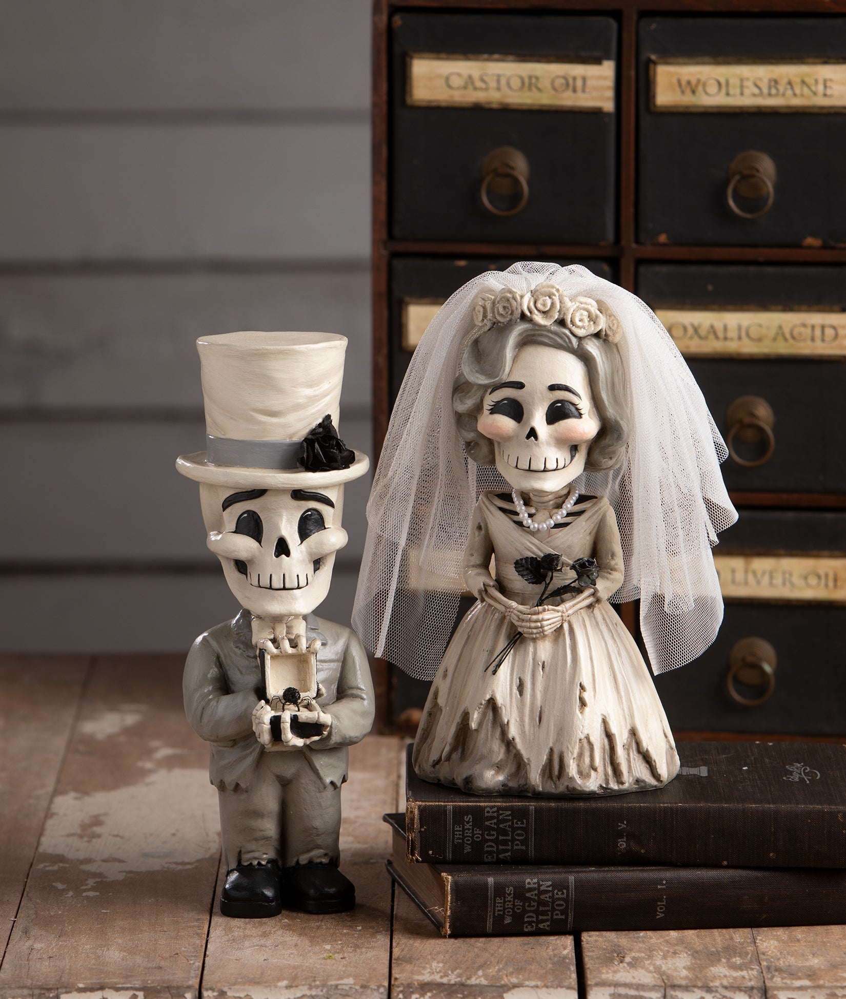 Groom Mortimer Skelly | Halloween Decor | Bethany Lowe by Quirks! at Shirley Shoppe