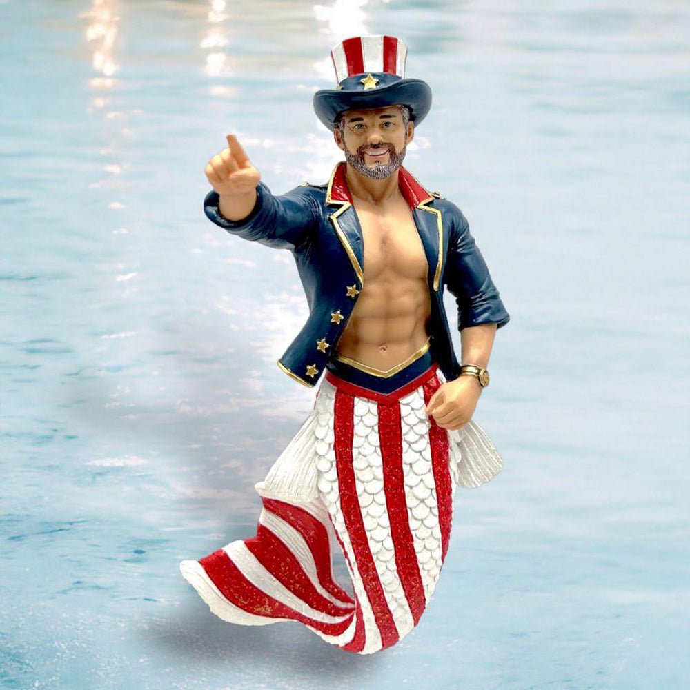Guncle Sam Merman Collectible *NEW FOR 2025* by Quirks! at Shirley Shoppe
