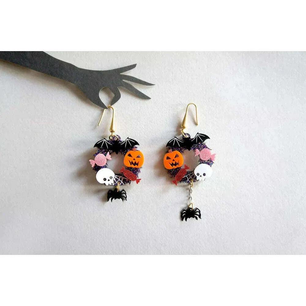 Halloween Crowns Earrings by Laliblue