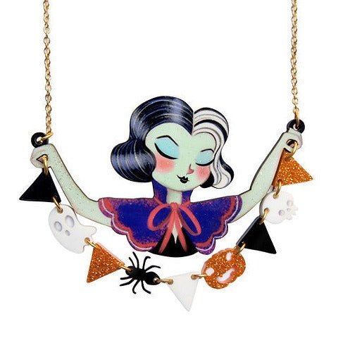 Halloween Garland Necklace by Laliblue by Quirks! at Shirley Shoppe