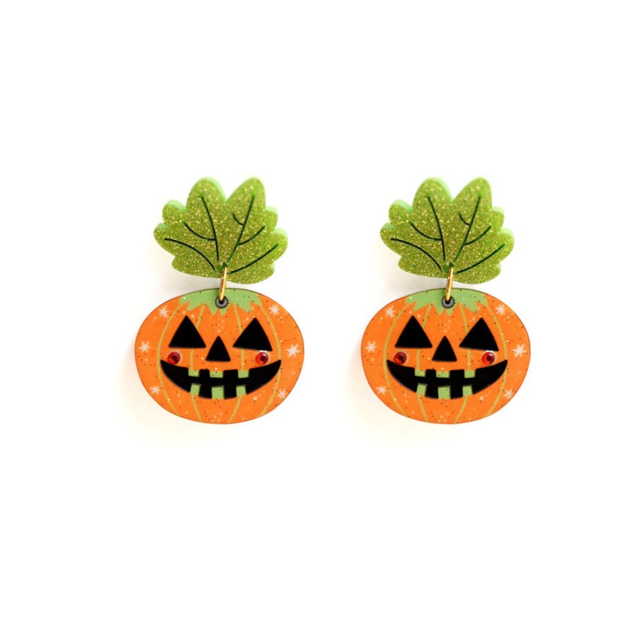 Halloween Pumpkin Earrings by Laliblue by Quirks! at Shirley Shoppe