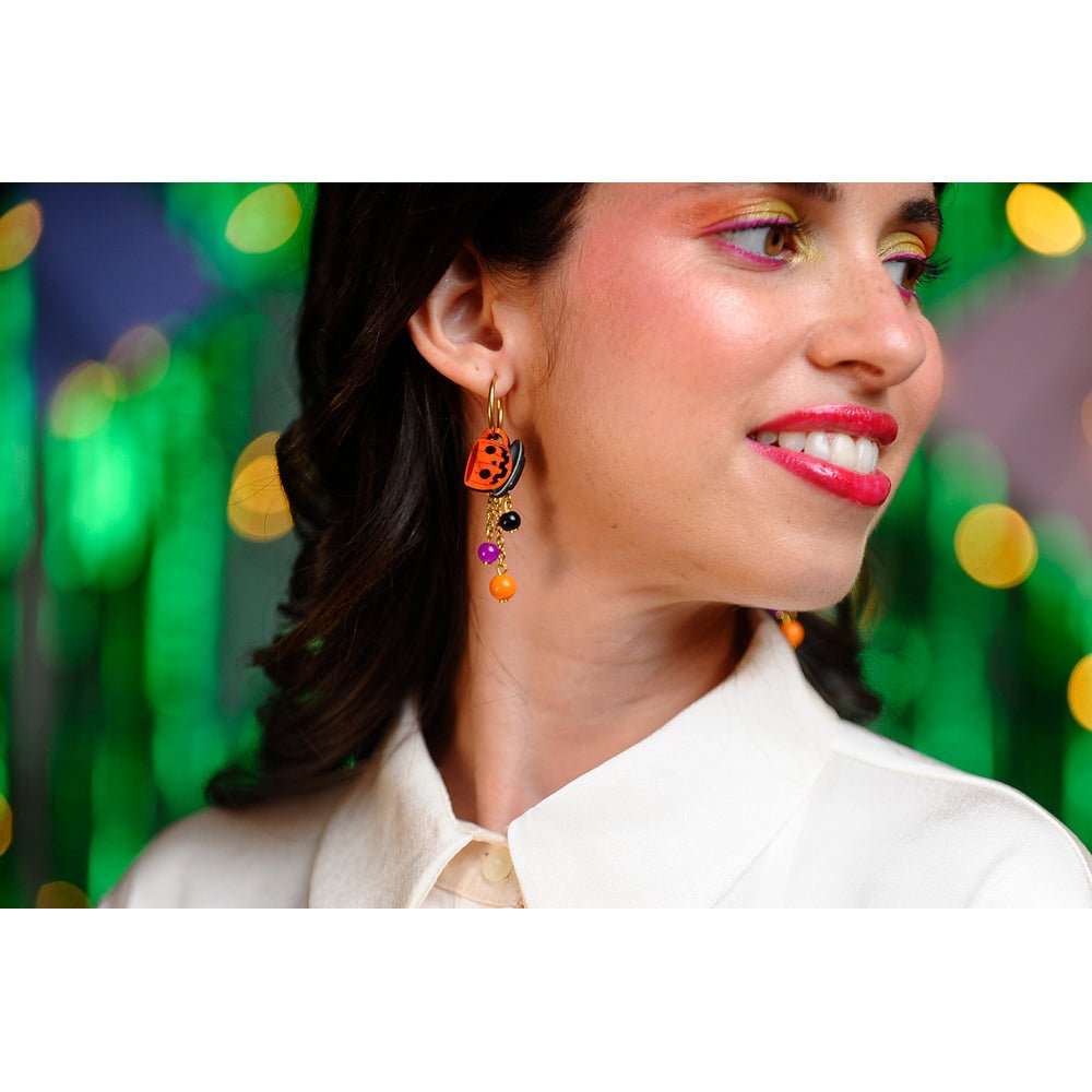 Halloween Tea Set Earrings by Laliblue by Quirks! at Shirley Shoppe