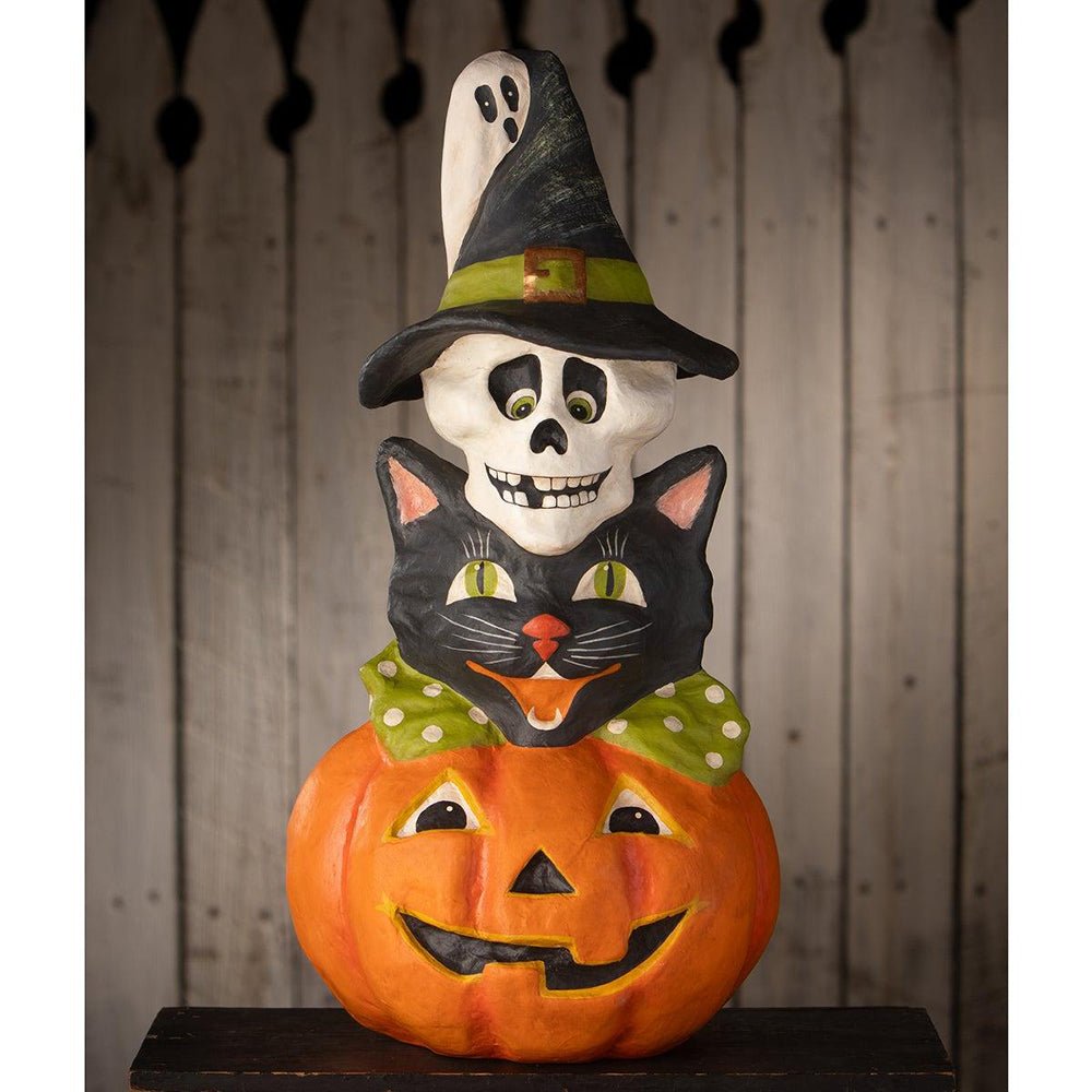 Halloween Totem Pole Stack by Bethany Lowe Designs by Quirks! at Shirley Shoppe