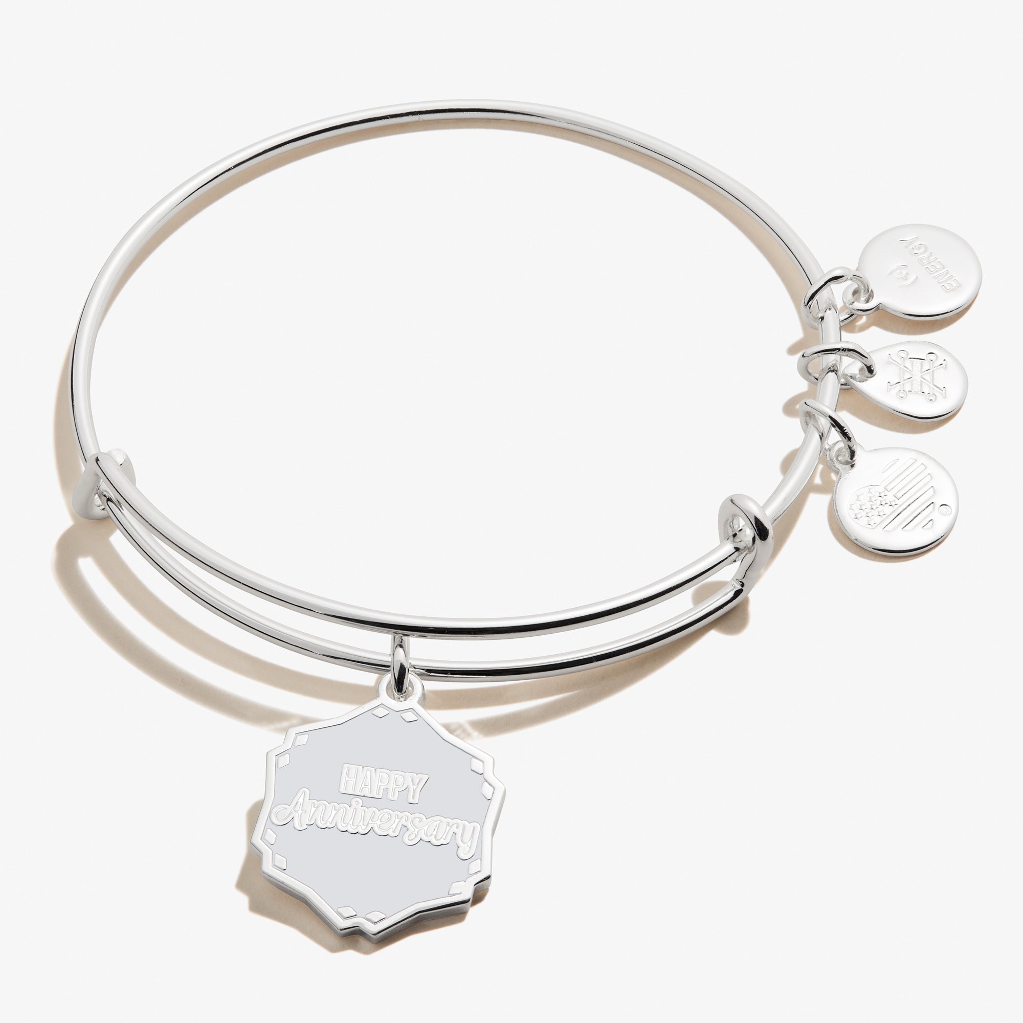 'Happy Anniversary' Charm Bangle by ALEX AND ANI at Shirley Shoppe