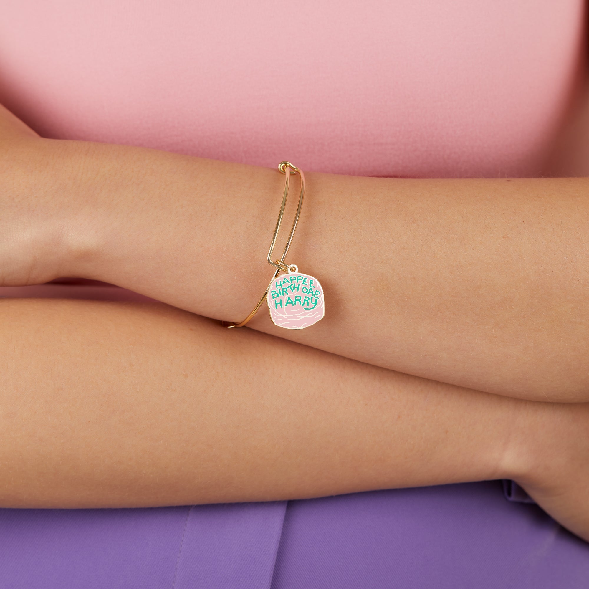 Harry Potter™, Celebrate Cake Charm Bangle by ALEX AND ANI at Shirley Shoppe