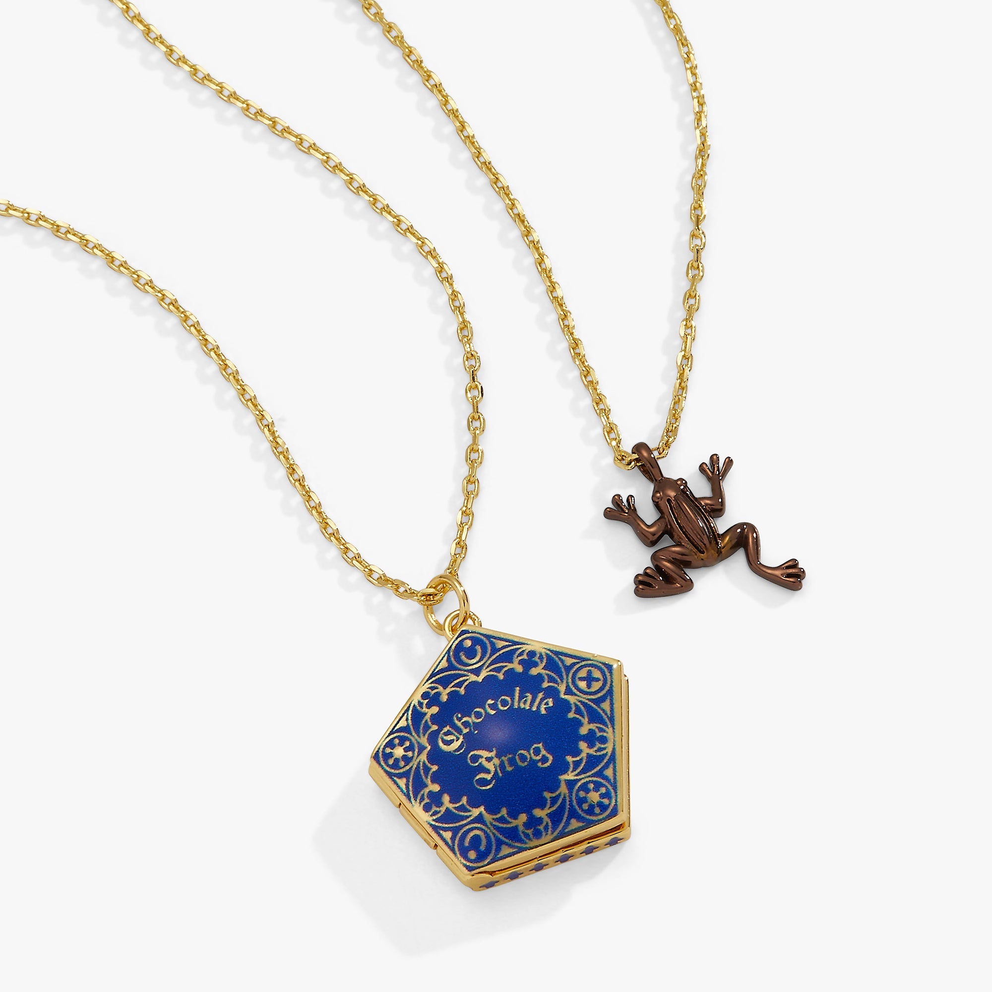 Harry Potter™ Chocolate Frog Necklace Set of 2 by ALEX AND ANI at Shirley Shoppe