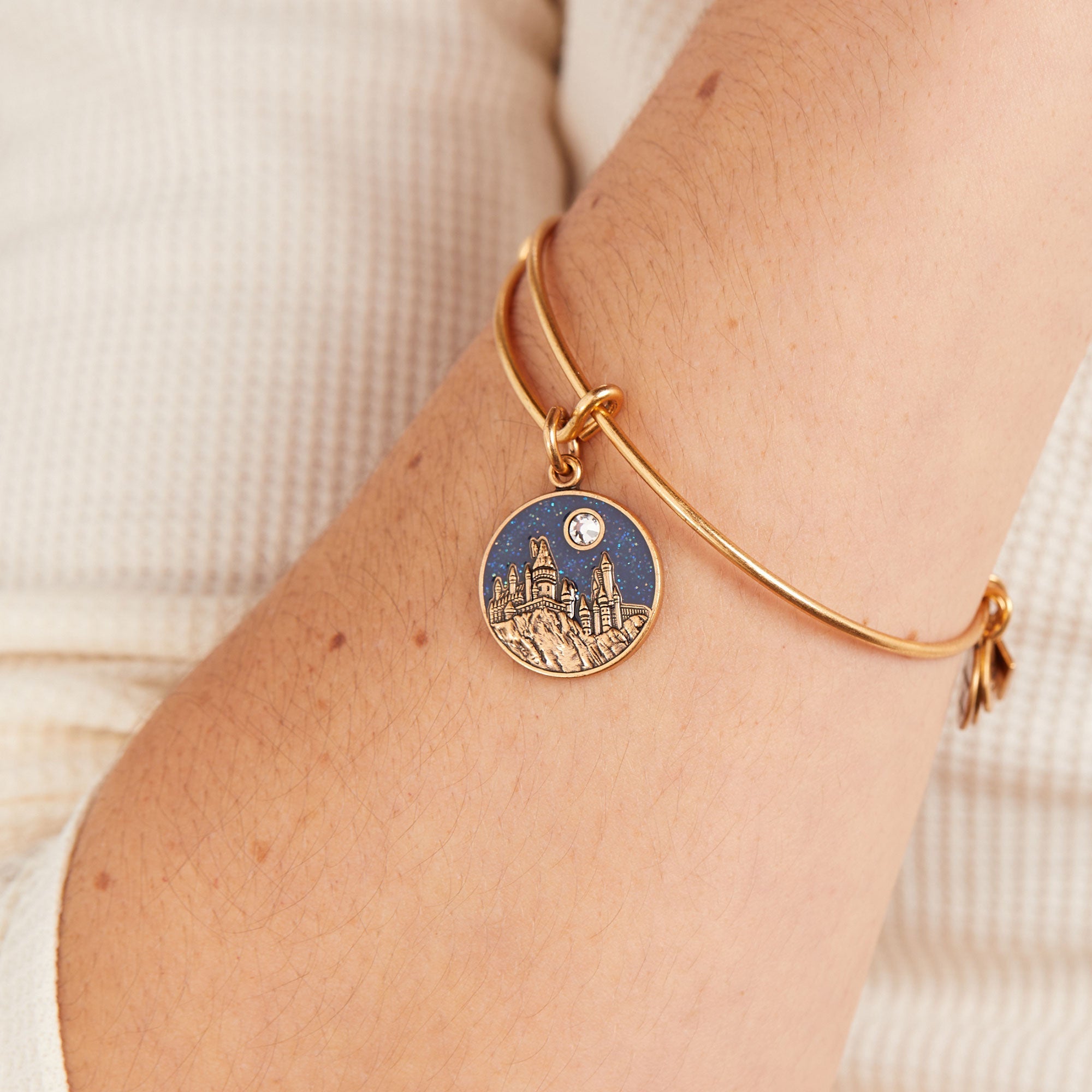 Harry Potter™ Hogwarts™ Castle Charm Bangle by ALEX AND ANI at Shirley Shoppe