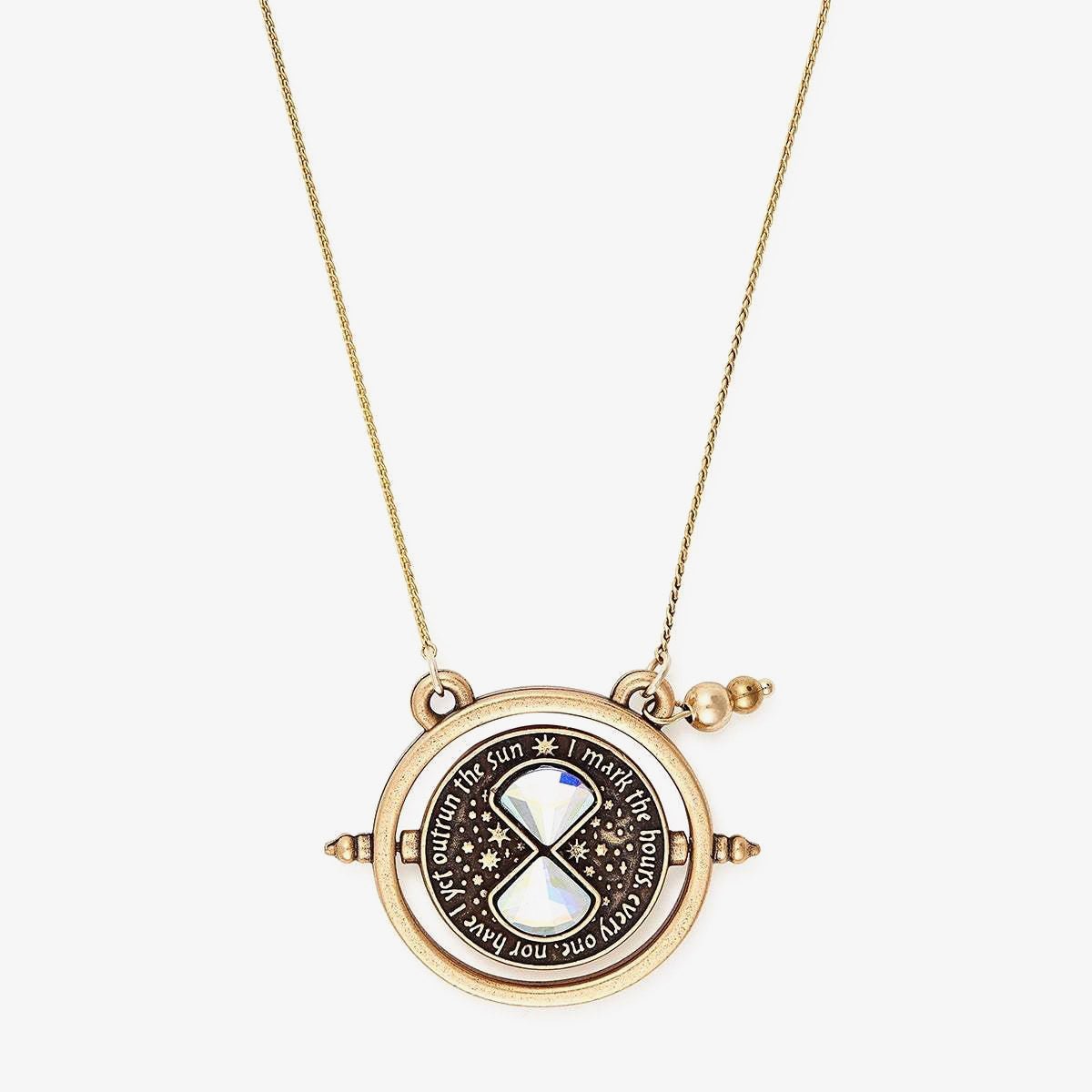 Harry Potter™ Time Turner Spinner Necklace by ALEX AND ANI at Shirley Shoppe