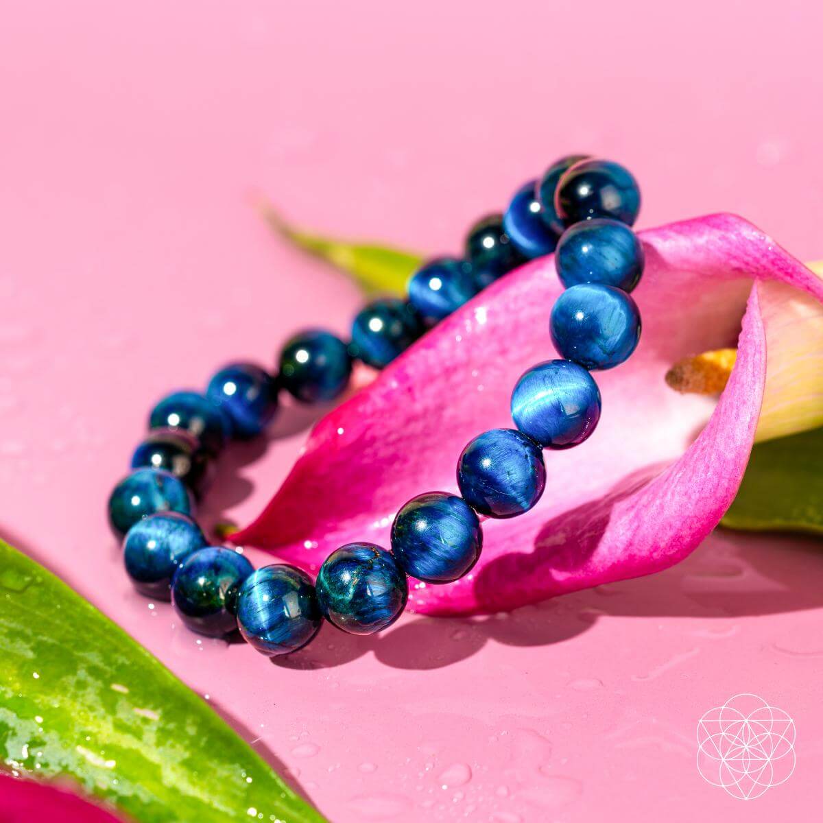 Hawk’s Focus – Royal Blue Tiger’s Eye Bracelet by Conscious Items at Shirley Shoppe