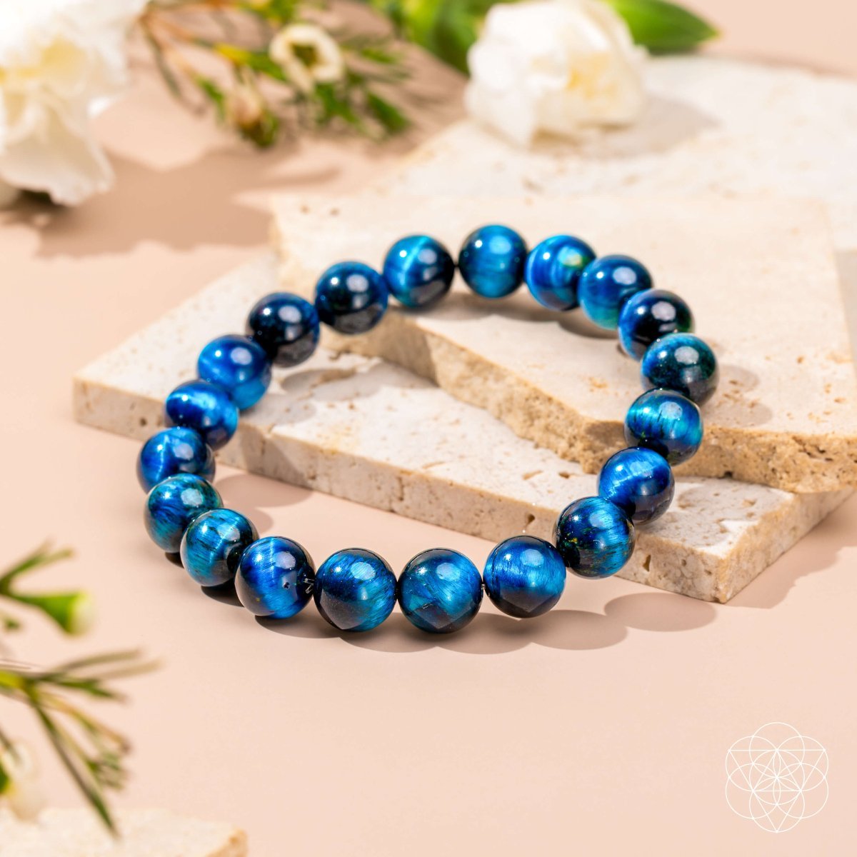 Hawk’s Focus – Royal Blue Tiger’s Eye Bracelet by Conscious Items at Shirley Shoppe