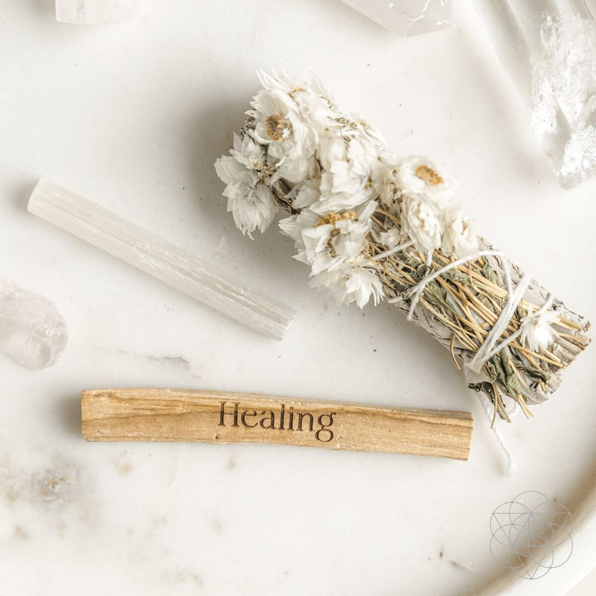 Heal My Heart - Holistic Healing Smudge Kit (5 pieces) by Conscious Items at Shirley Shoppe