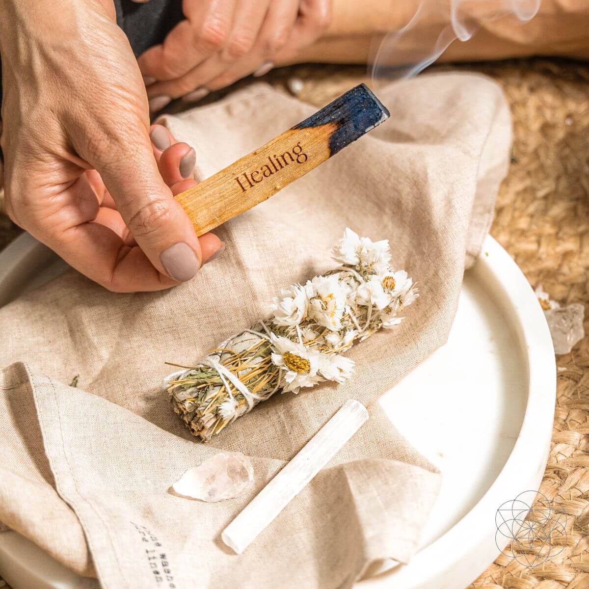 Heal My Heart - Holistic Healing Smudge Kit (5 pieces) by Conscious Items at Shirley Shoppe