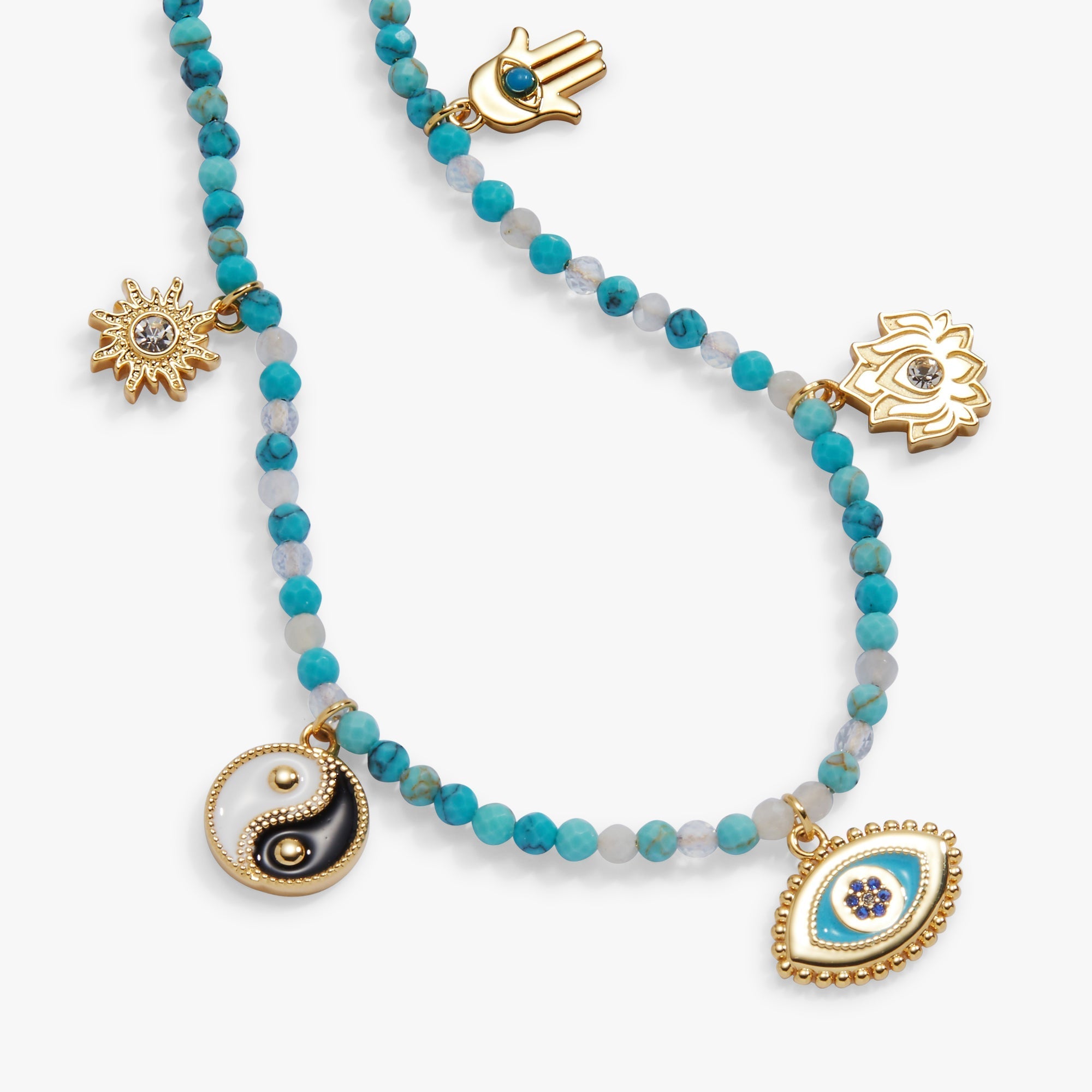 Healing Stone Charm Anklet by ALEX AND ANI at Shirley Shoppe
