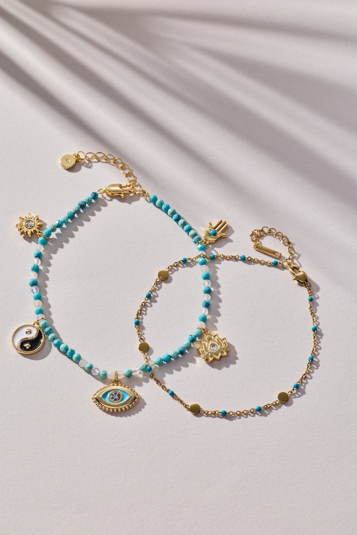 Healing Stone Charm Anklet by ALEX AND ANI at Shirley Shoppe