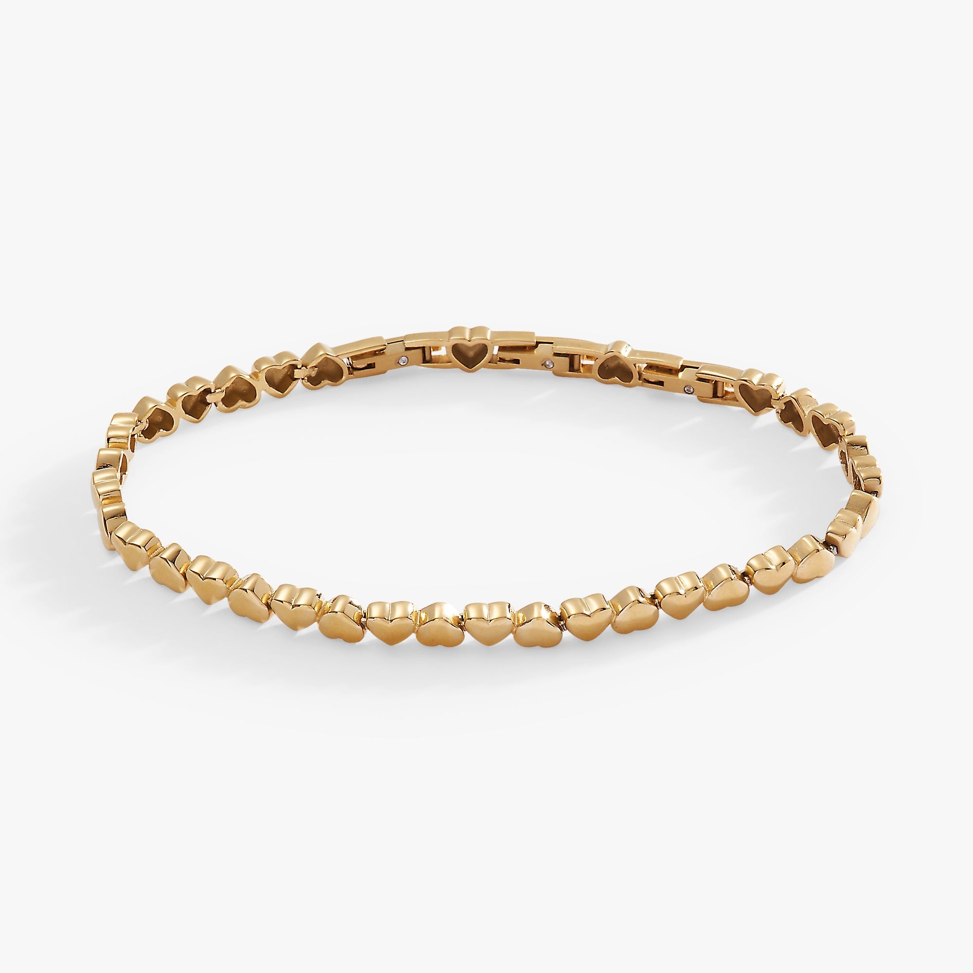 Heart Charm Tennis Bracelet by ALEX AND ANI at Shirley Shoppe