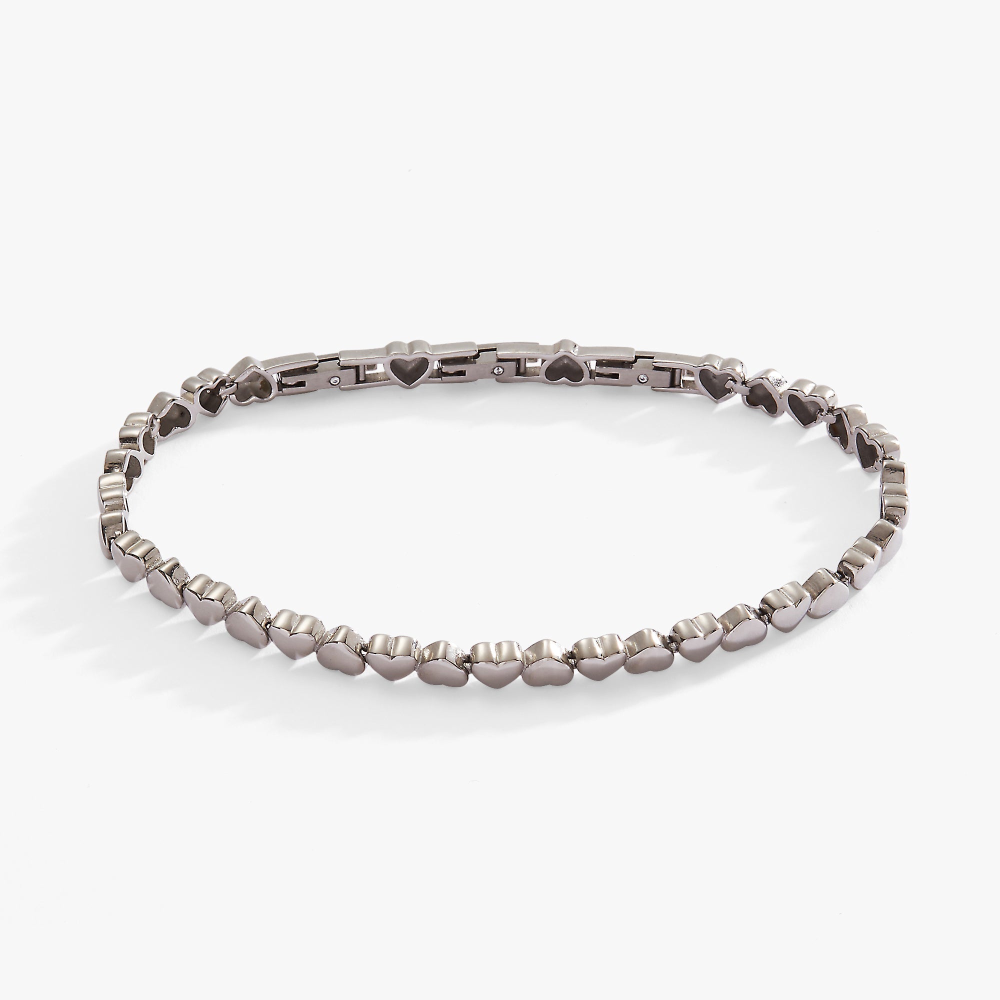 Heart Charm Tennis Bracelet by ALEX AND ANI at Shirley Shoppe