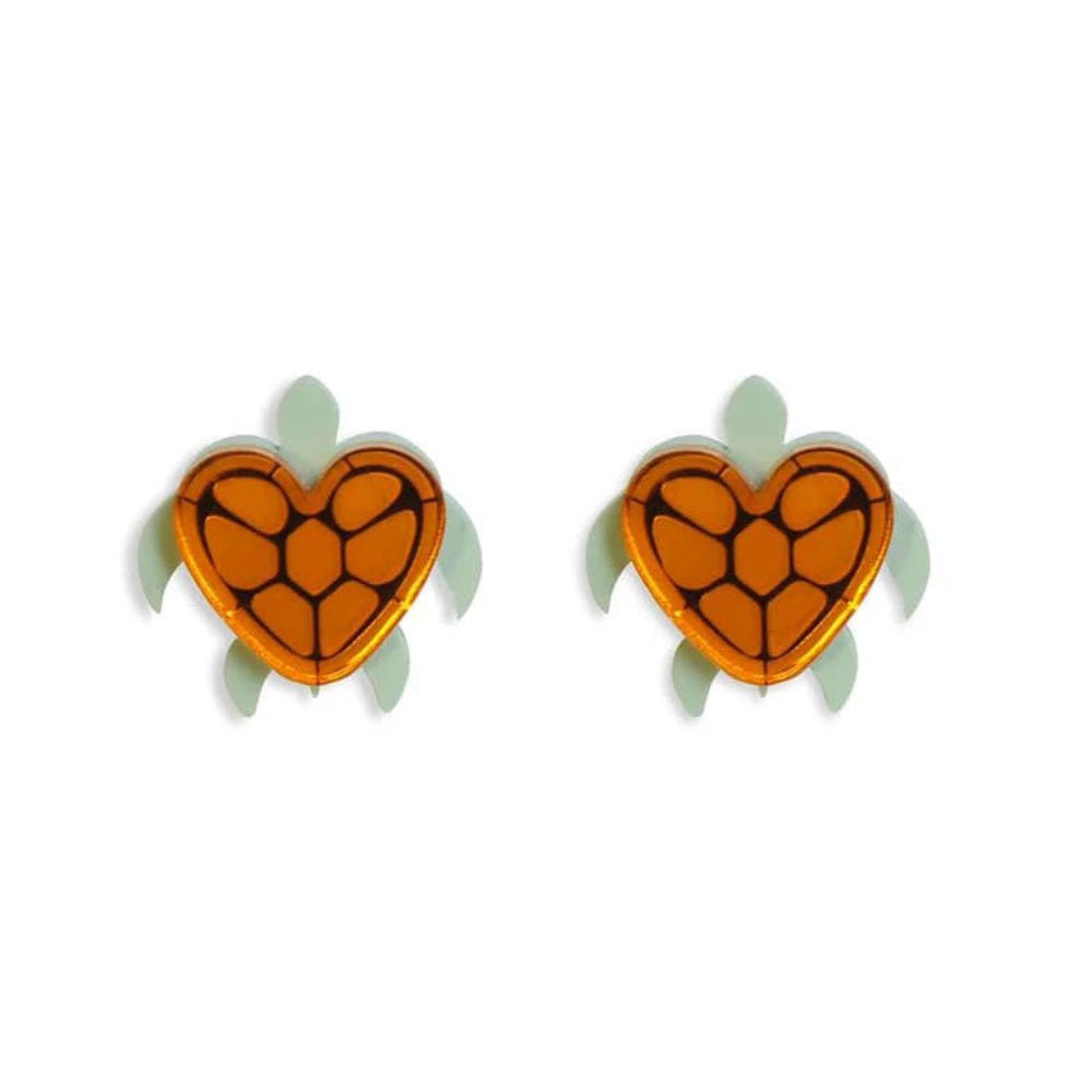 Heart Turtle Earrings by Laliblue by Quirks! at Shirley Shoppe