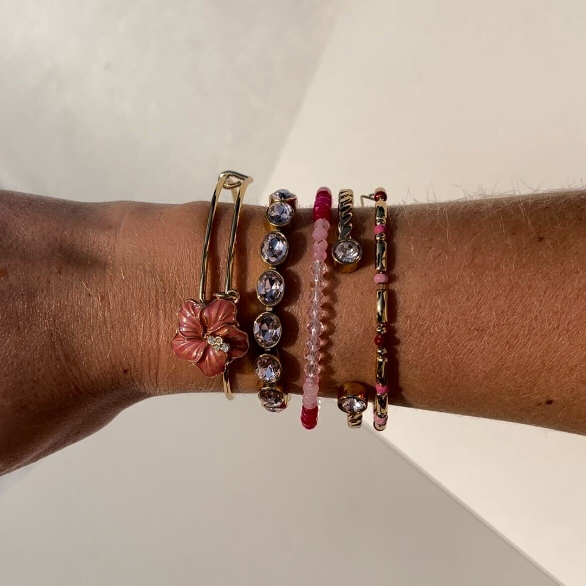 Hibiscus Charm Bangle by ALEX AND ANI at Shirley Shoppe