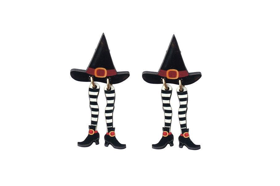 Hidden Witch Halloween Earrings by Laliblue by Quirks! at Shirley Shoppe