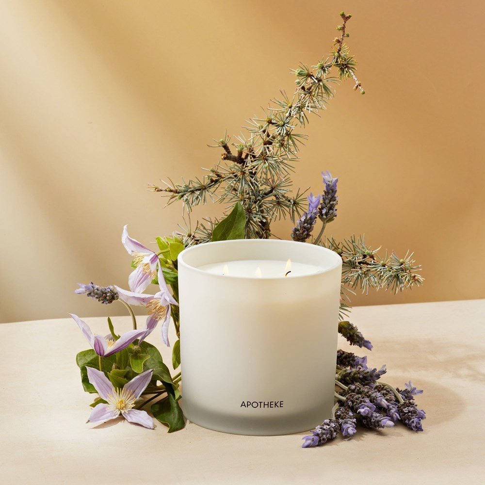 Hinoki Lavender 3-Wick Candle by APOTHEKE at Shirley Shoppe