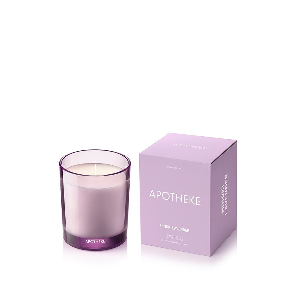 Hinoki Lavender Petite Candle by APOTHEKE at Shirley Shoppe