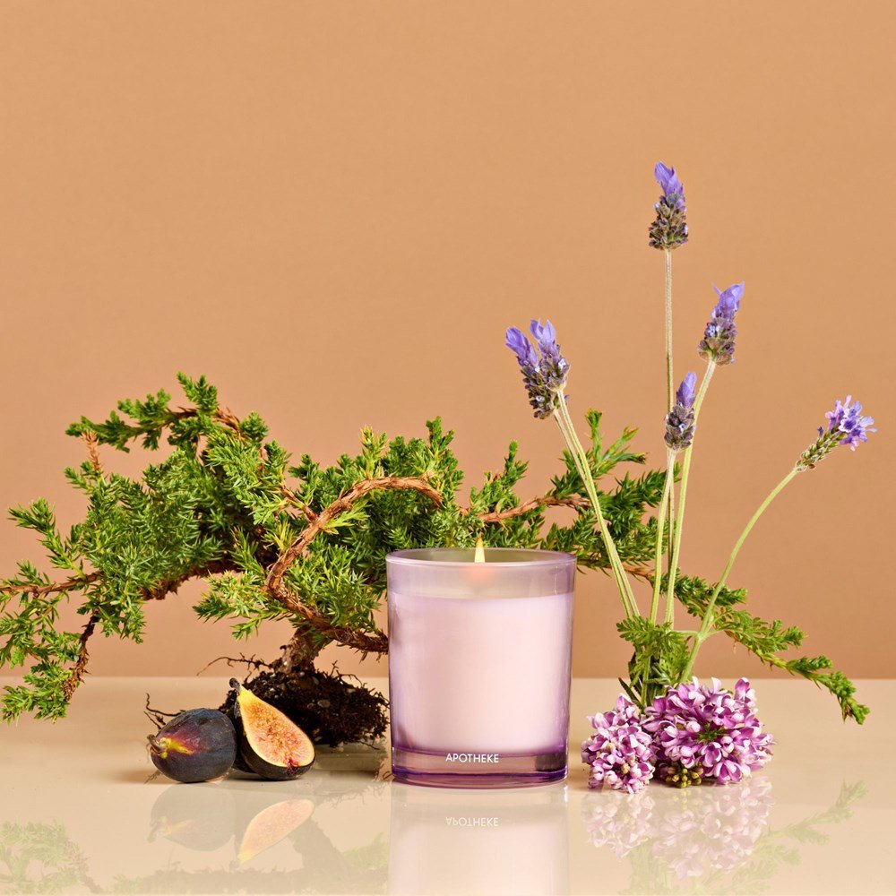 Hinoki Lavender Petite Candle by APOTHEKE at Shirley Shoppe