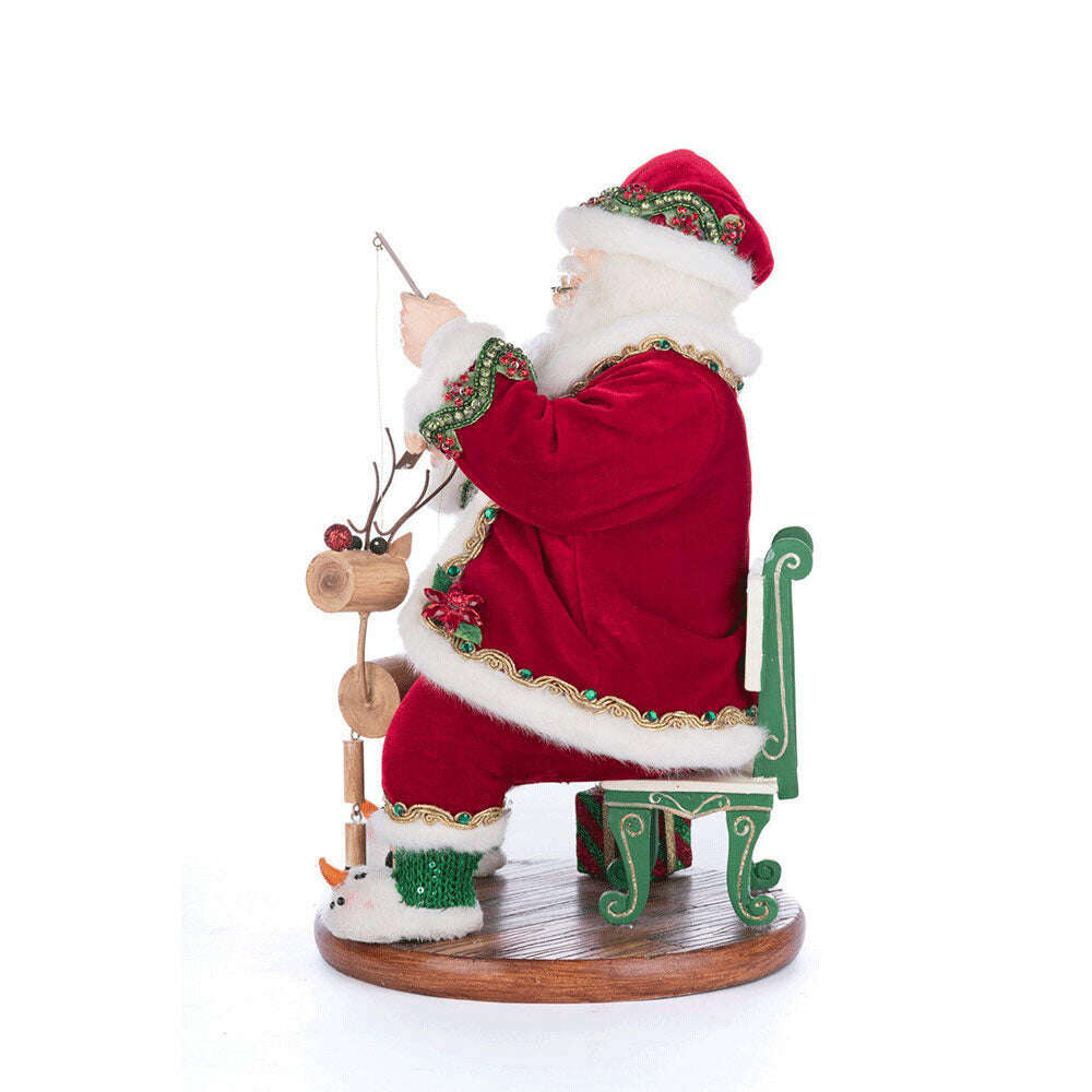 Holiday Magic Santa With Marionette by Katherine's Collection